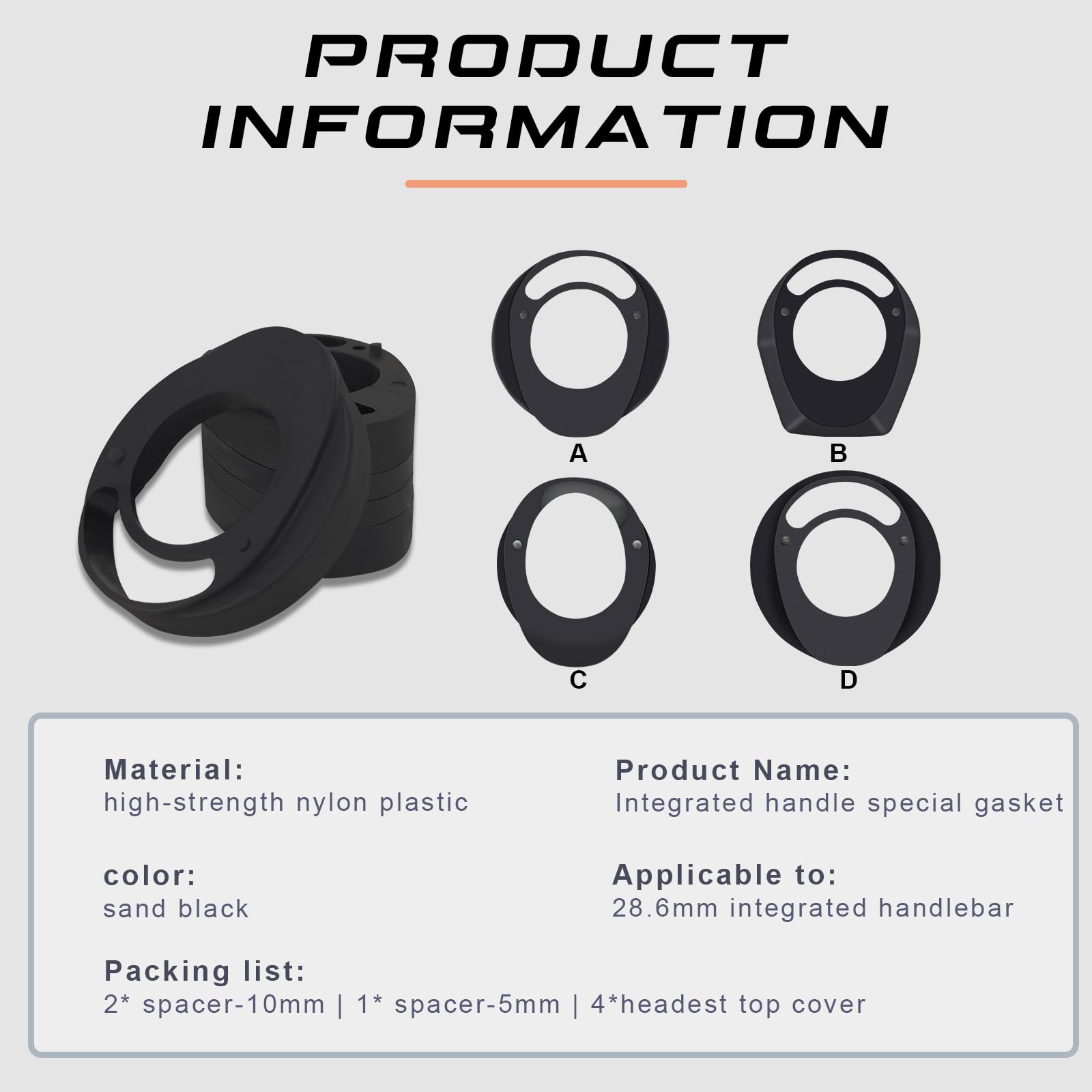 RXL SL 1-1/8 Inch Bicycle Headset Spacer Kit - 1 1/8