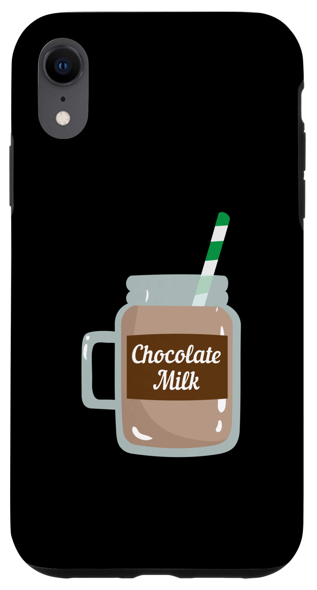 iPhone XR Case - Chocolate Milk Cute Dairy Lovers Funny Gift Phone Cover for Women & Girls - Perfect for Daily Use, Work, School & Travel