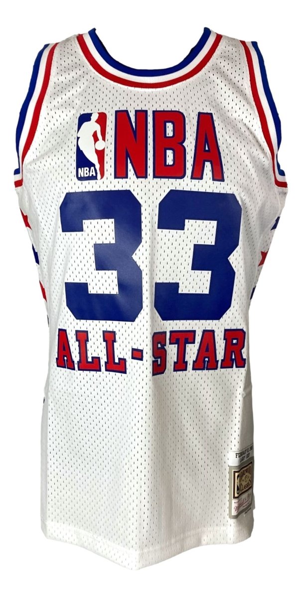 Larry Bird Autographed Boston Celtics All-Star Swingman Jersey - Mitchell & Ness Hardwood Classics - JSA Certified - Perfect for NBA Memorabilia Collectors & Celtics Fans