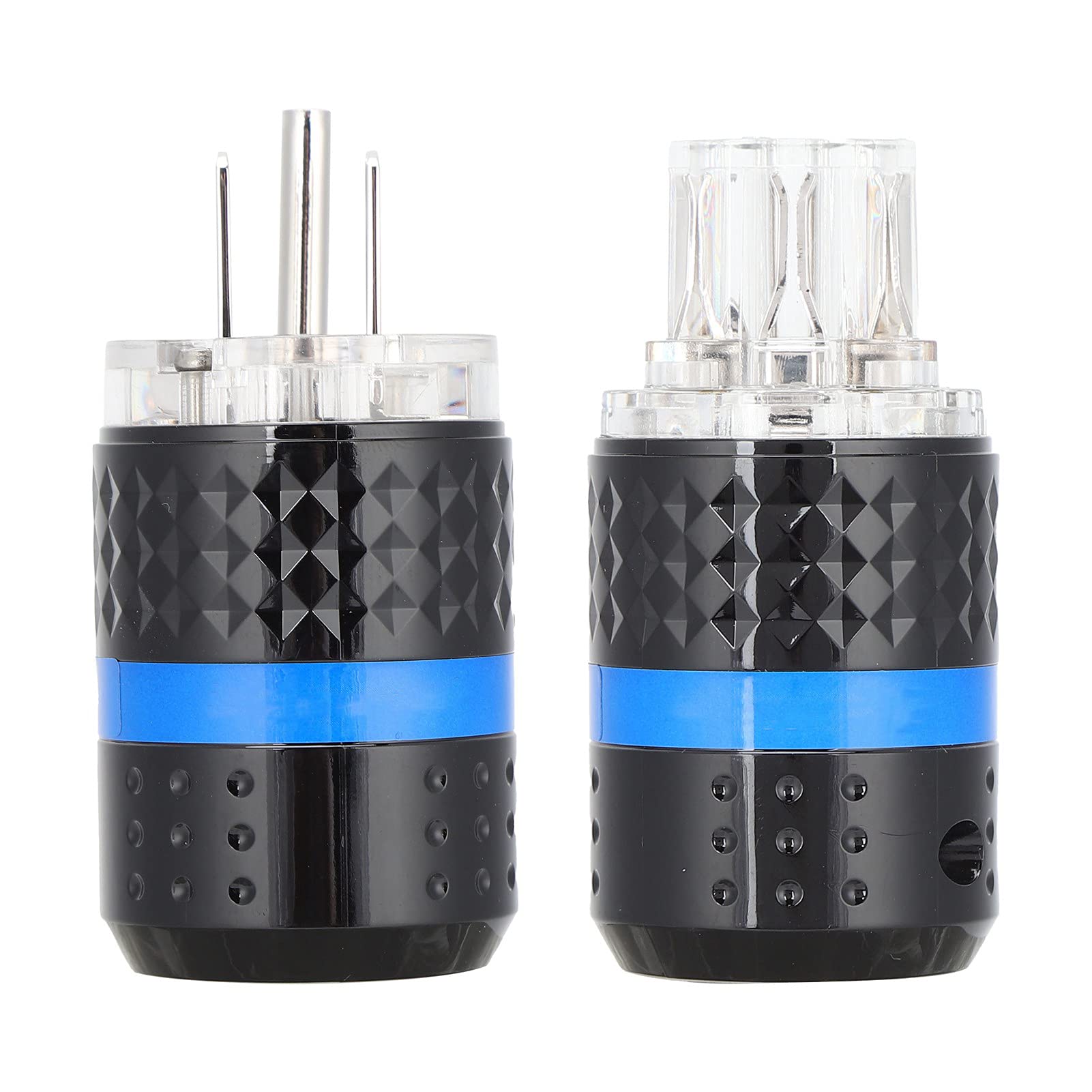 High-Quality Pure Copper Audio Power Plug - M103R/F103R (Male/Female) for Enhanced Electrical Conductivity in Home Theater & Audiovisual Systems - Perfect for Speakers, Amplifiers & Hi-Fi Equipment