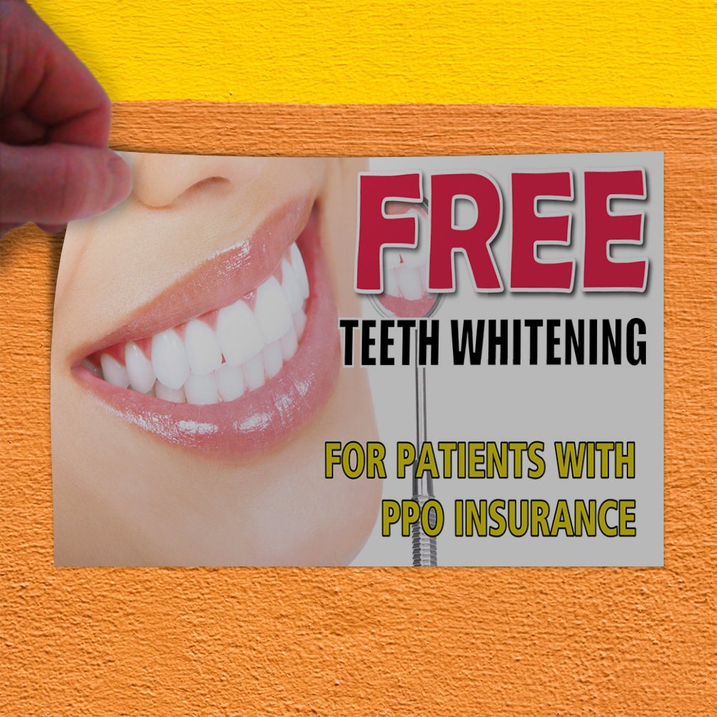 Premium Vinyl Safety Sign Decal Stickers - 36x24 Inches, Multiple Sizes - Ideal for Teeth Whitening Clinics, Healthcare Facilities & PPO Industrial Use - Durable, Waterproof Labels for Wall & Equipment Safety Warnings