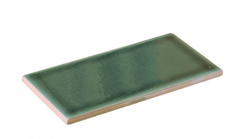 Kakel Bristol 7.5 x 15 cm Aqua Green Crackle Glazed Ceramic Tile - Perfect for Kitchen Backsplash, Bathroom Walls & DIY Home Decor Projects