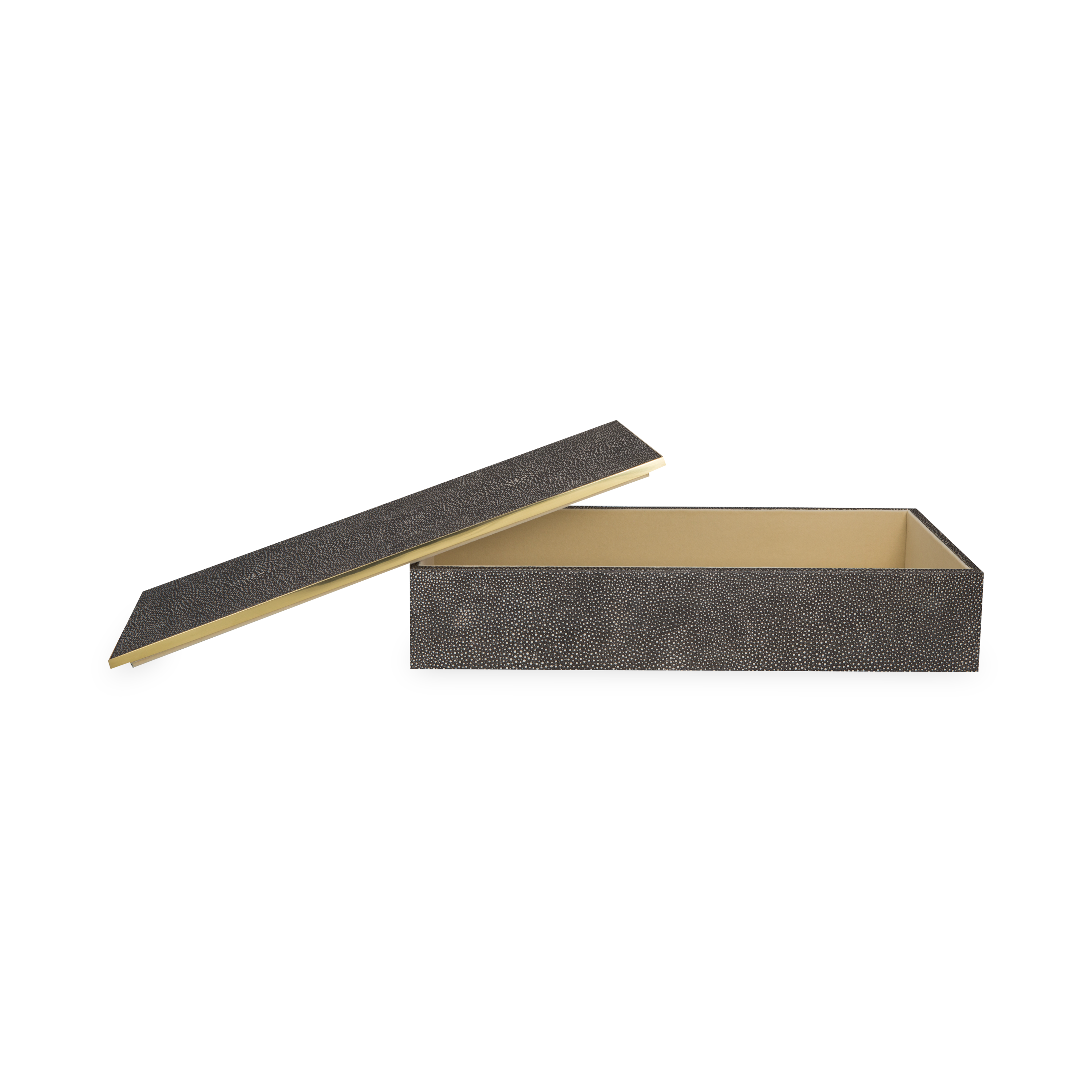 Luxury Faux Shagreen Jewelry Box - Elegant Storage for Rings, Necklaces & Accessories - Perfect for Home Decor, Gift Giving & Travel Organizer