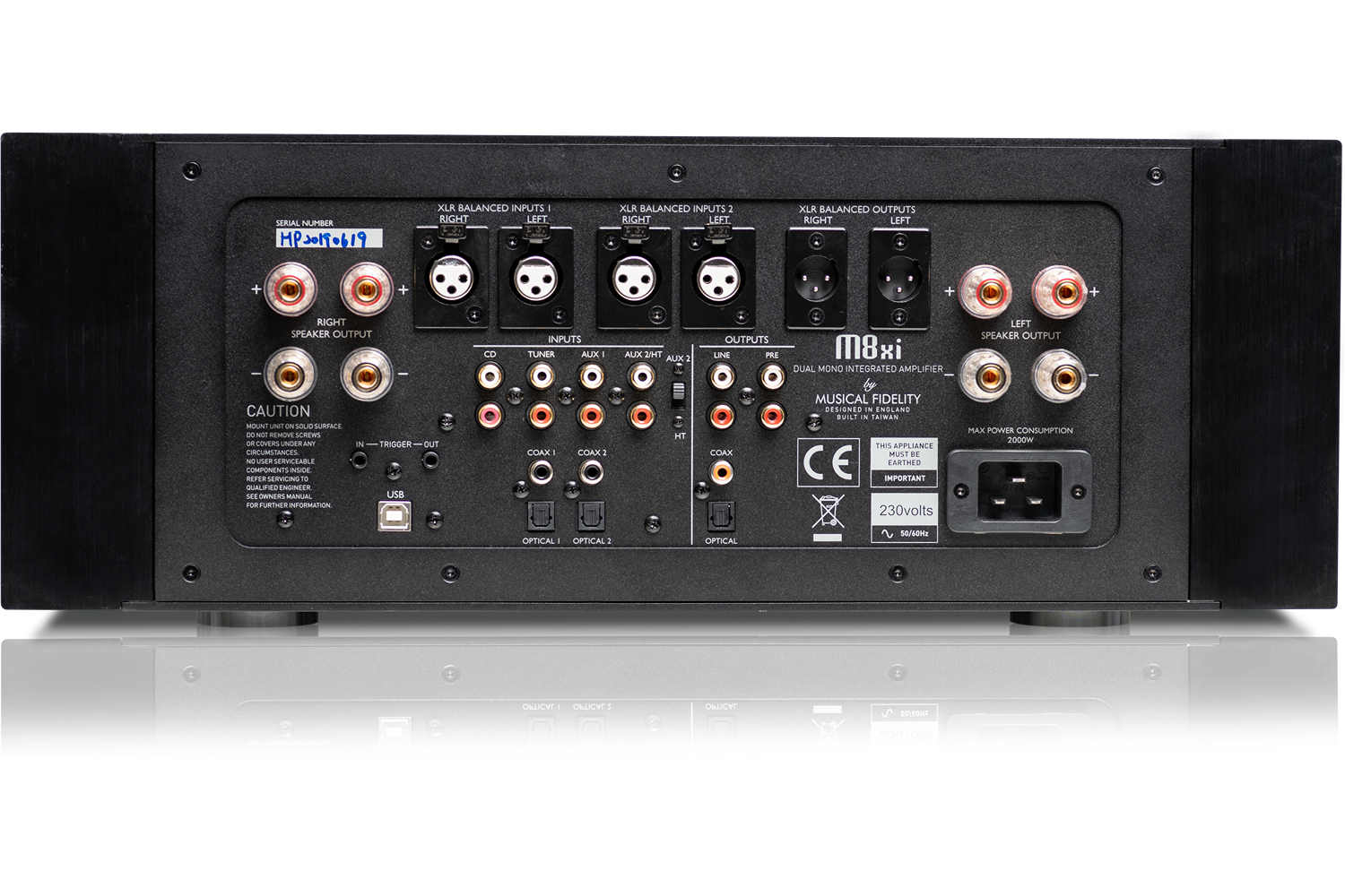 Musical Fidelity M8Xi High-End Integrated Stereo Amplifier - Premium Audio for Home Theater & Music Listening