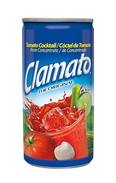 12-Pack Clamato Cocktail Tomato Juice - 7.5 oz Cans | Authentic Mexican Tomato Cocktail Mix | Perfect for Micheladas, Bloody Marys & Cocktails | Sold by Cosmos Candy
