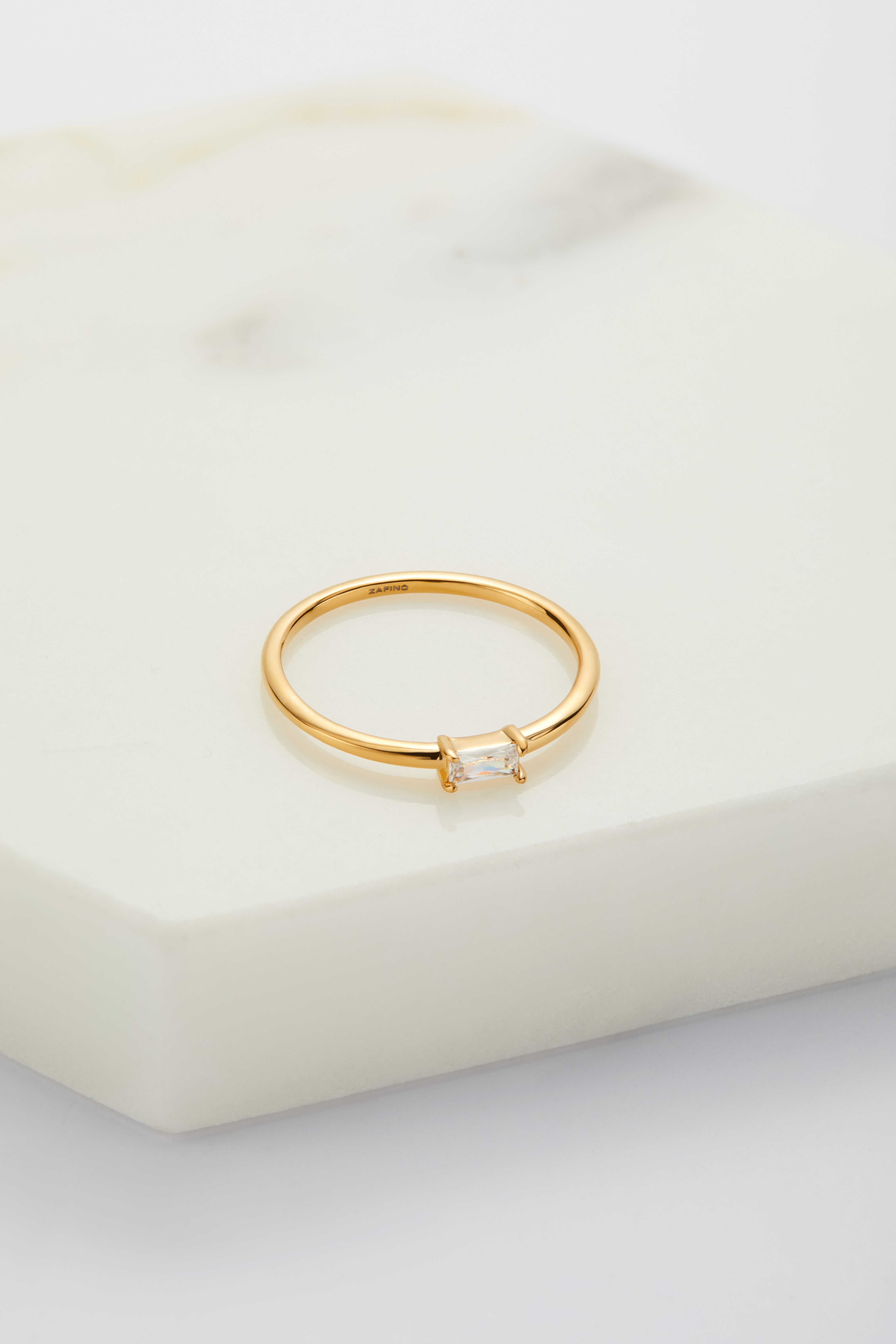 Alexis Gold Ring for Women - Elegant 14K Gold Plated Band for Everyday Wear & Special Occasions