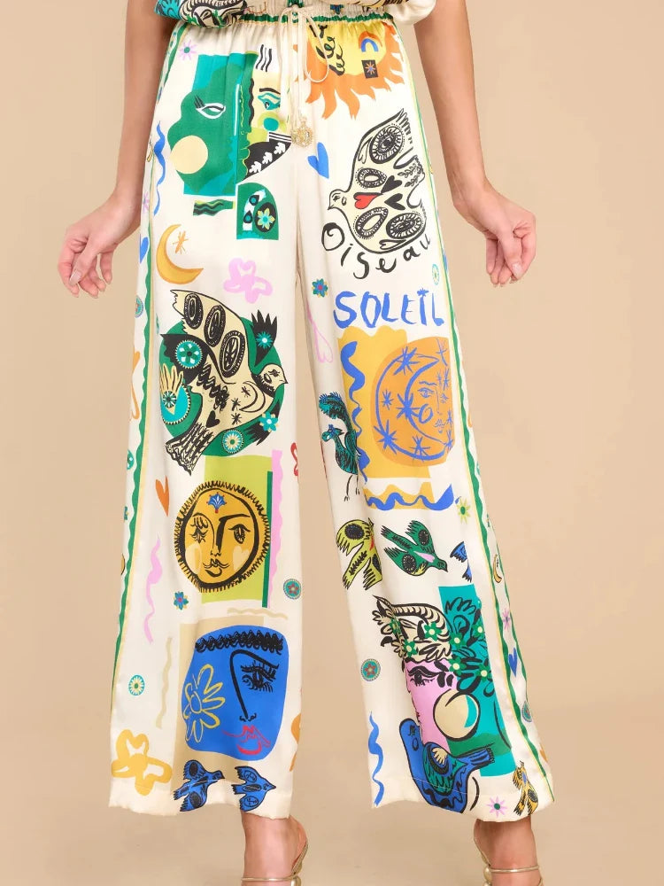 Colored trousers