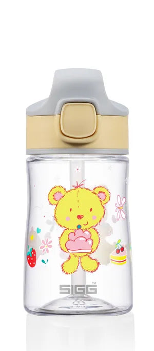 SIGG Miracle KIDS 0.35L Insulated Water Bottle with Furry Friend Design - Leak Proof Stainless Steel Kids Bottle for School, Outdoor Activities & Travel