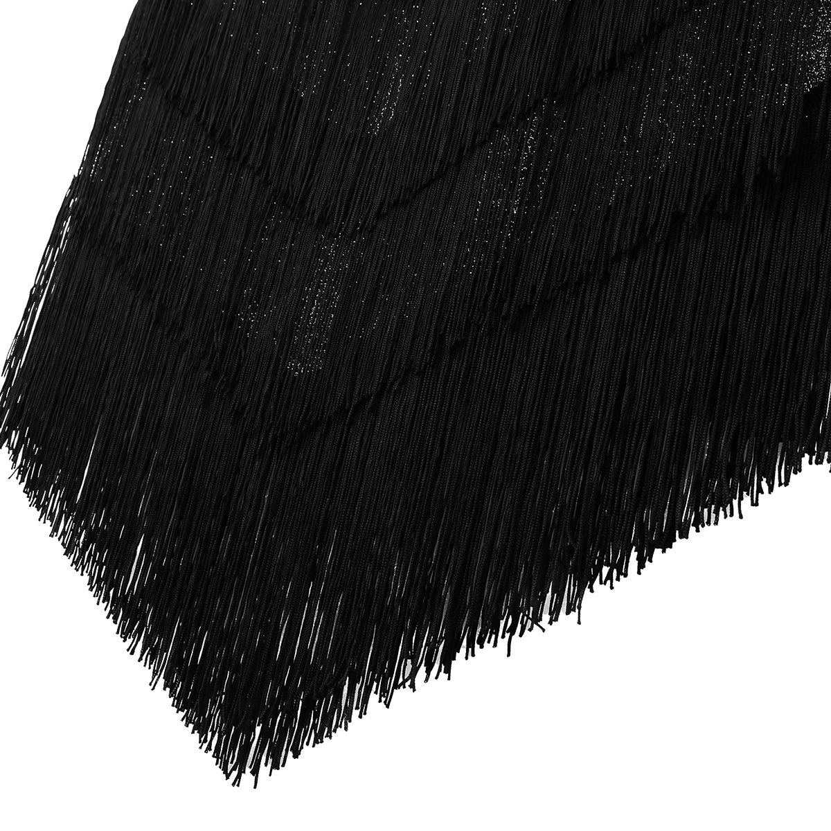 ACSUSS Women's 1920s Sequin Flapper Dress with V Neck & Fringe Tassels - Vintage Charleston Dance Costume for Cocktail Parties, Gatsby Theme Events, and Roaring 20s Performances