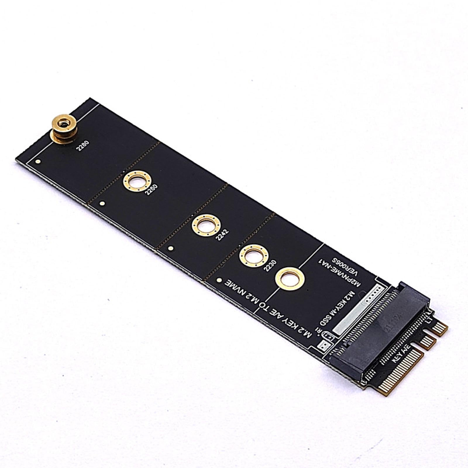 Wireless M.2 A/E Key to M.2 M Key WiFi Bluetooth Adapter - NVMe PCIe SSD Converter for 2280 M.2 Slots - Upgrade Laptop/Desktop Connectivity for Gaming & Streaming