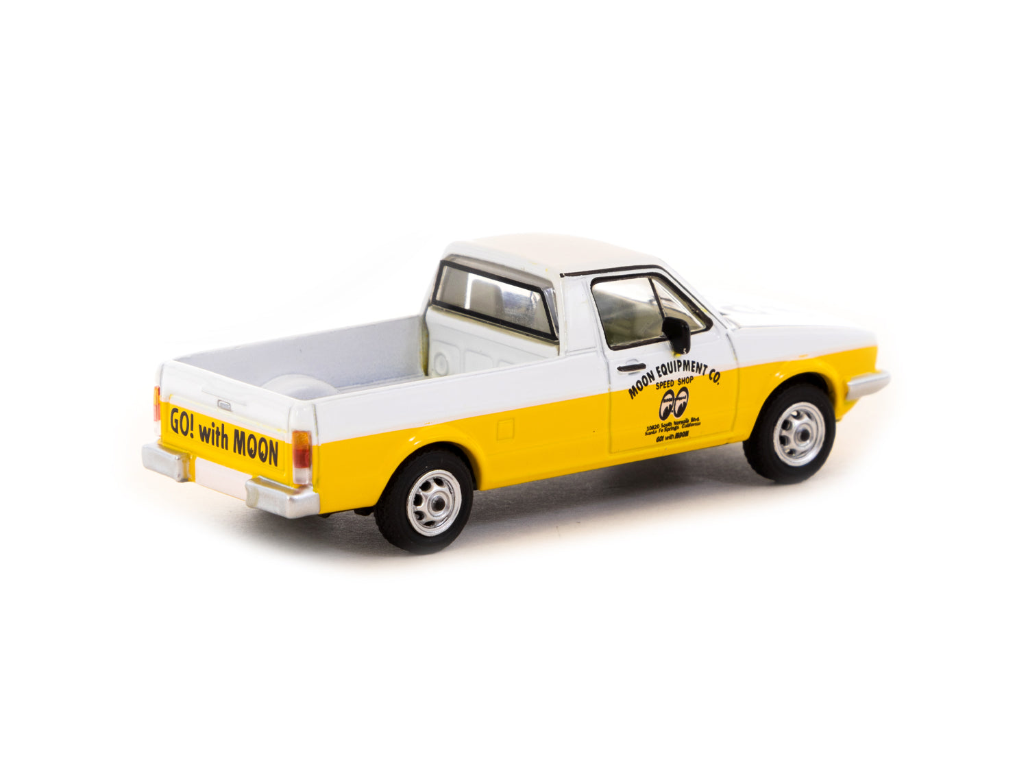 Schuco X Tarmac Works 1/64 Scale Volkswagen Caddy Moon Equipped Diecast Model Car - COLLAB64 Series - Perfect for Collectors & Miniature Car Displays