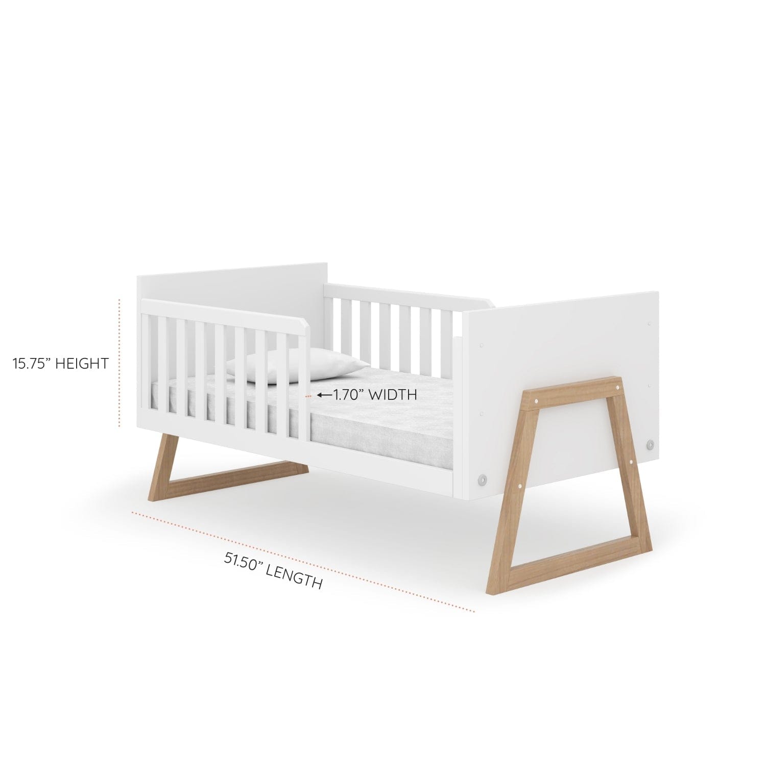 3-in-1 Convertible Baby Crib with Changing Table & Storage - Safe Toddler Bed for Nursery Room | Perfect for Newborns, Infants & Growing Kids