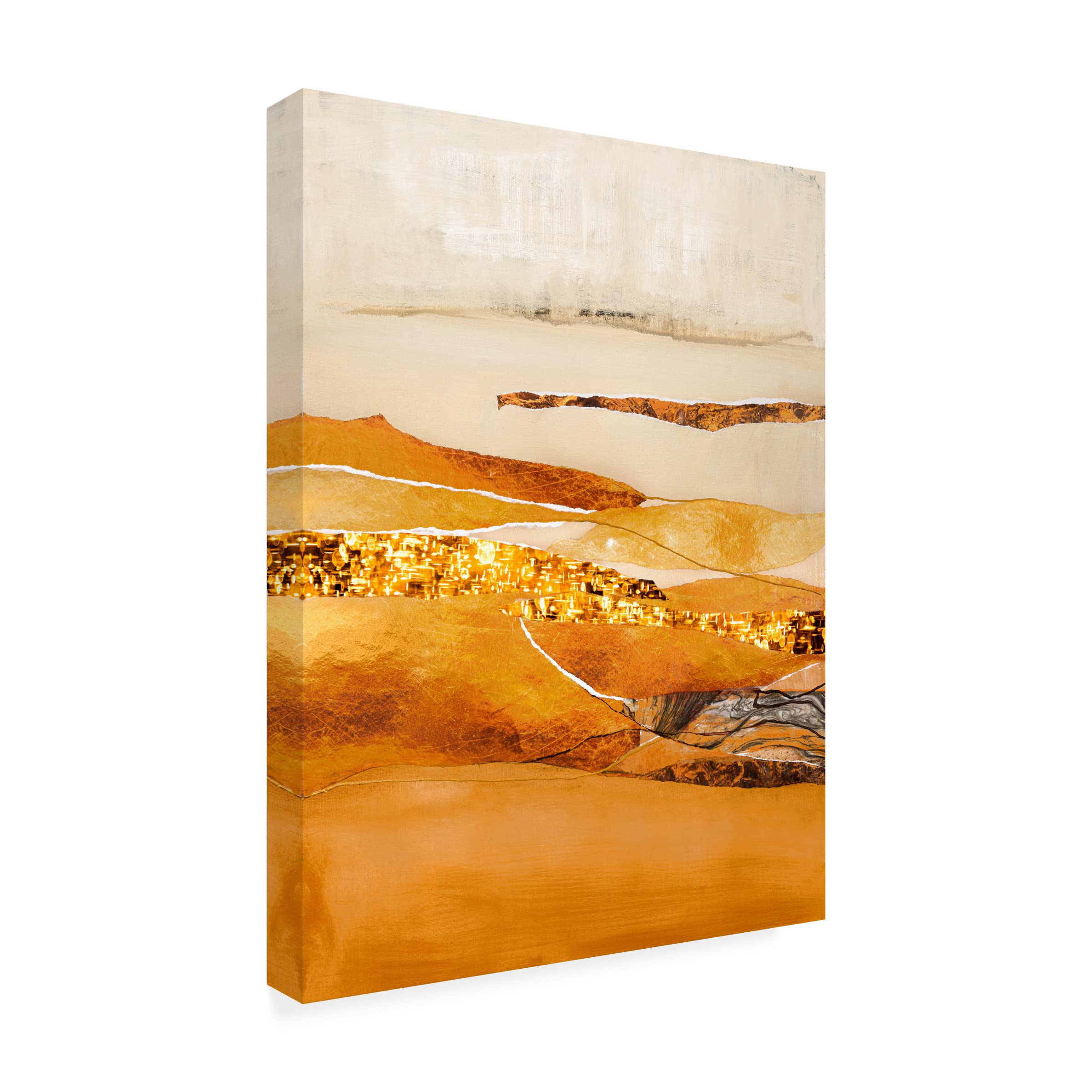 Trademark Fine Art 'Element Fire' Canvas Wall Art by Design Fabrikken - Modern Home Decor for Living Room, Bedroom & Office