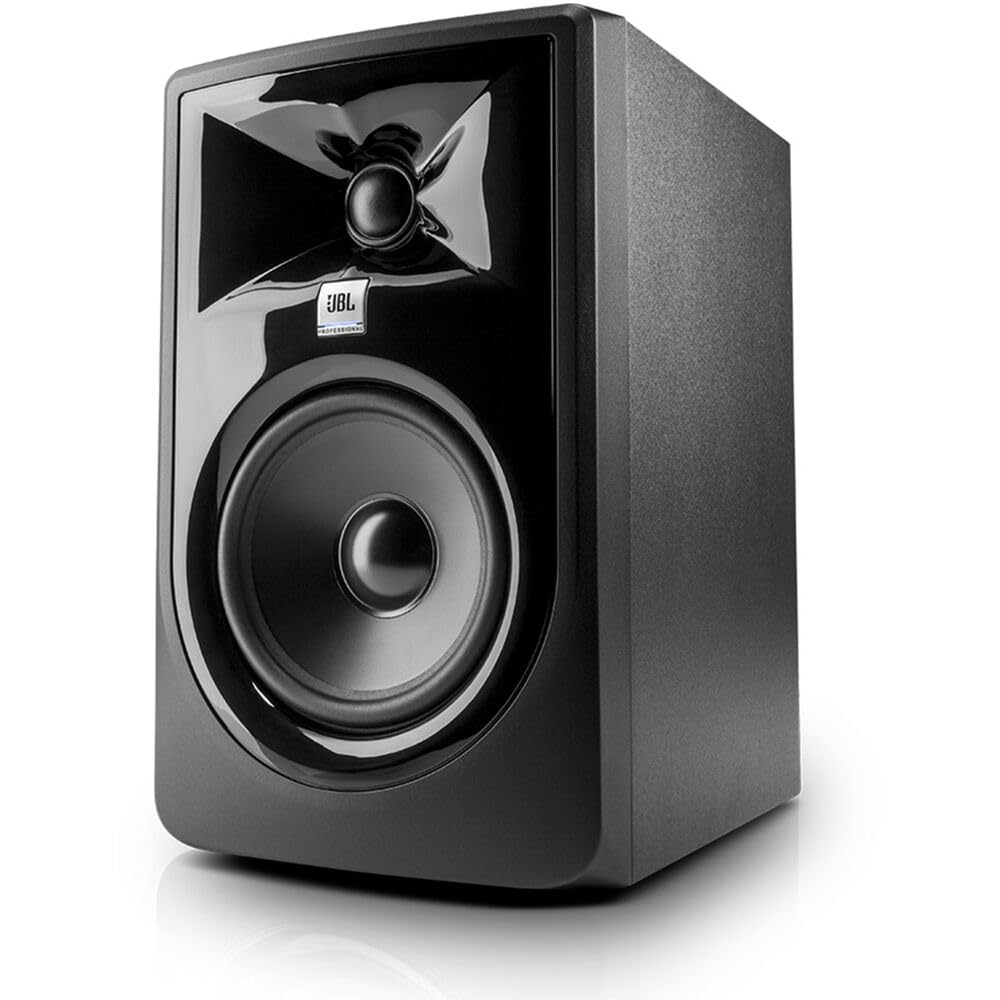 JBL 305PMKII 5-Inch Professional Studio Monitor Speakers (Pair, Black) - Premium Sound for Music Production, Home Recording & Audio Mixing