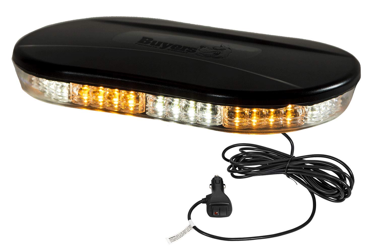 Buyers Products 8891082 Class 1 Low Profile Oval Mini Light Bar Amber - Emergency Vehicle Warning Lights for Trucks, ATVs & Construction Equipment