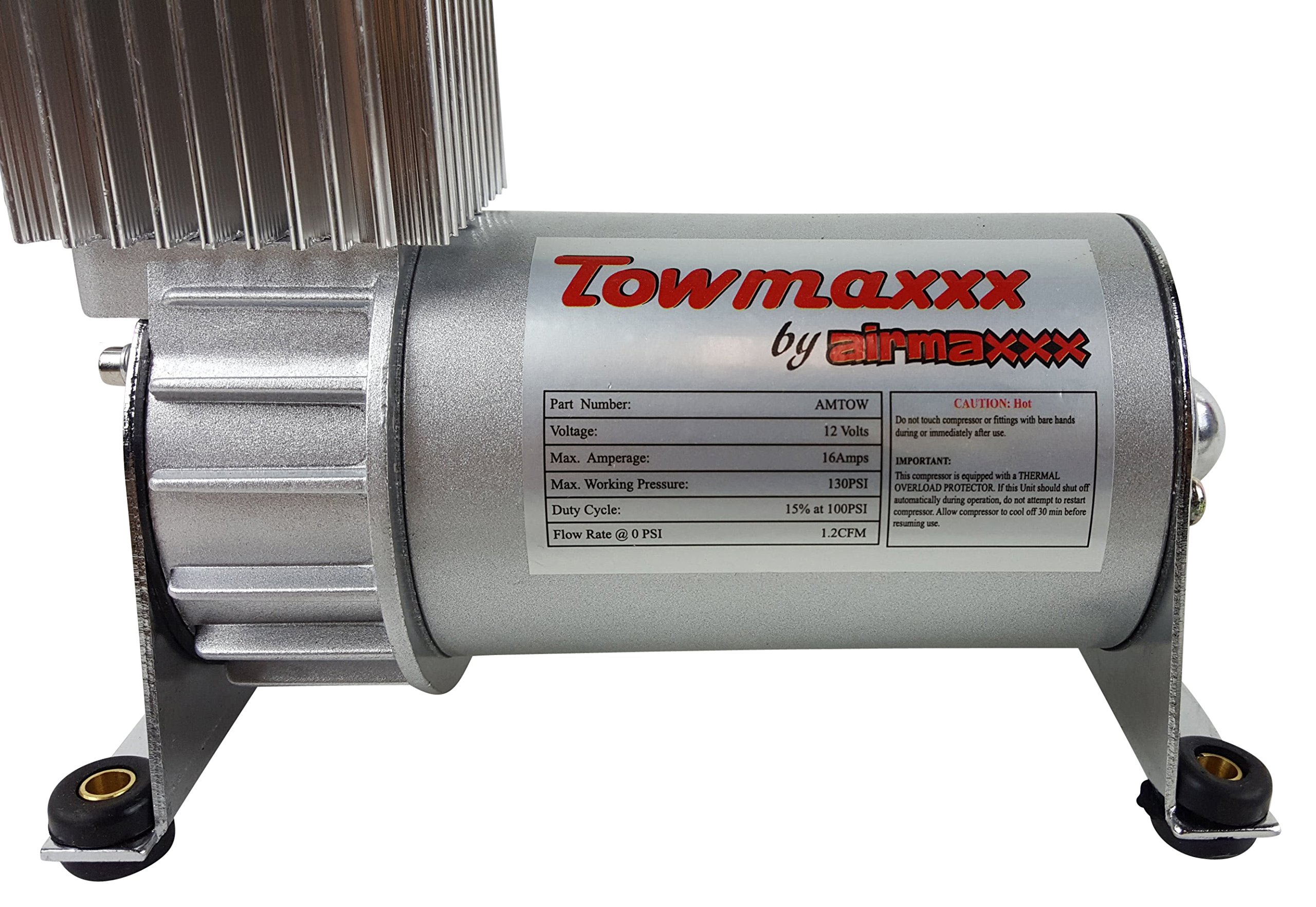 TOWMAX Air Compressor - High Performance Portable Air Pump for Cars, Tires & Inflatables - Perfect for Road Trips, Camping & Emergency Use