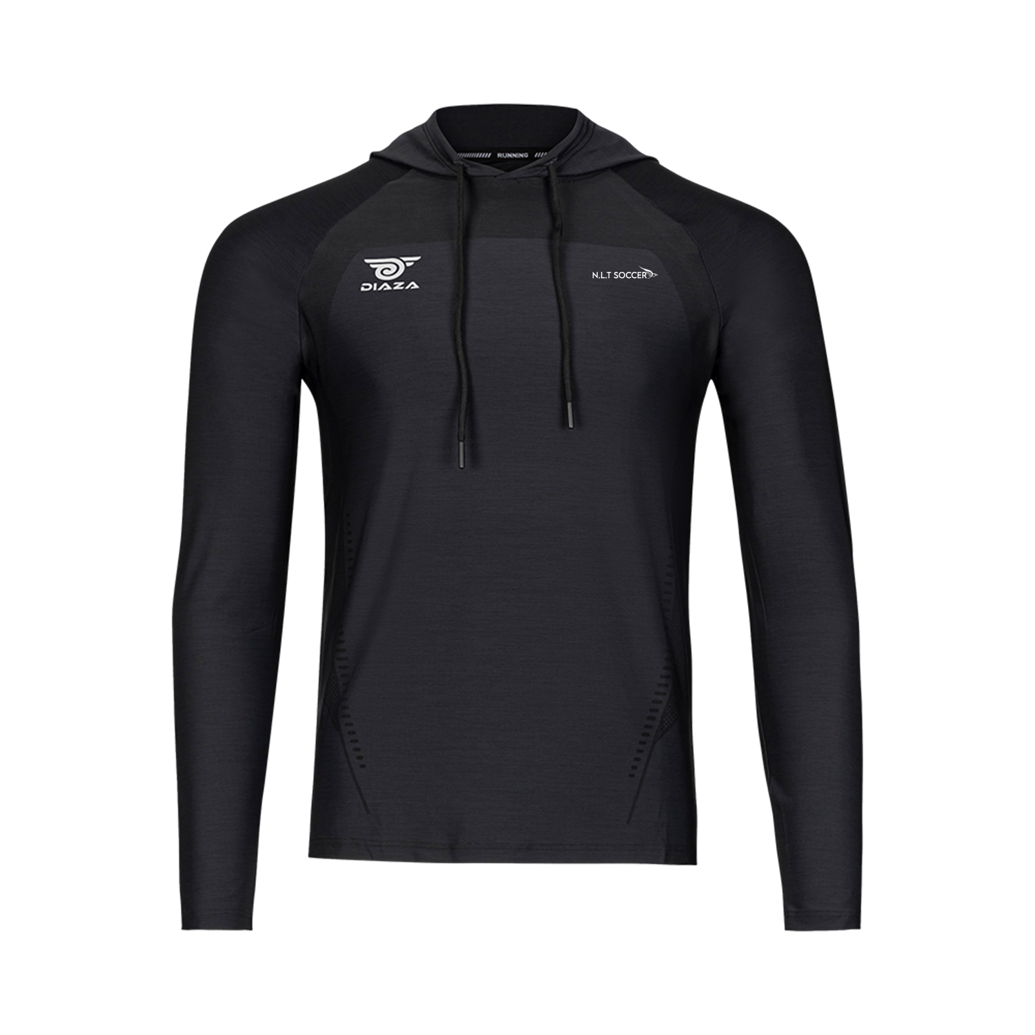 NLT Suba Hooded Long Sleeve Black Shirt for Men - Comfortable & Stylish for Outdoor Activities, Hiking, and Casual Wear
