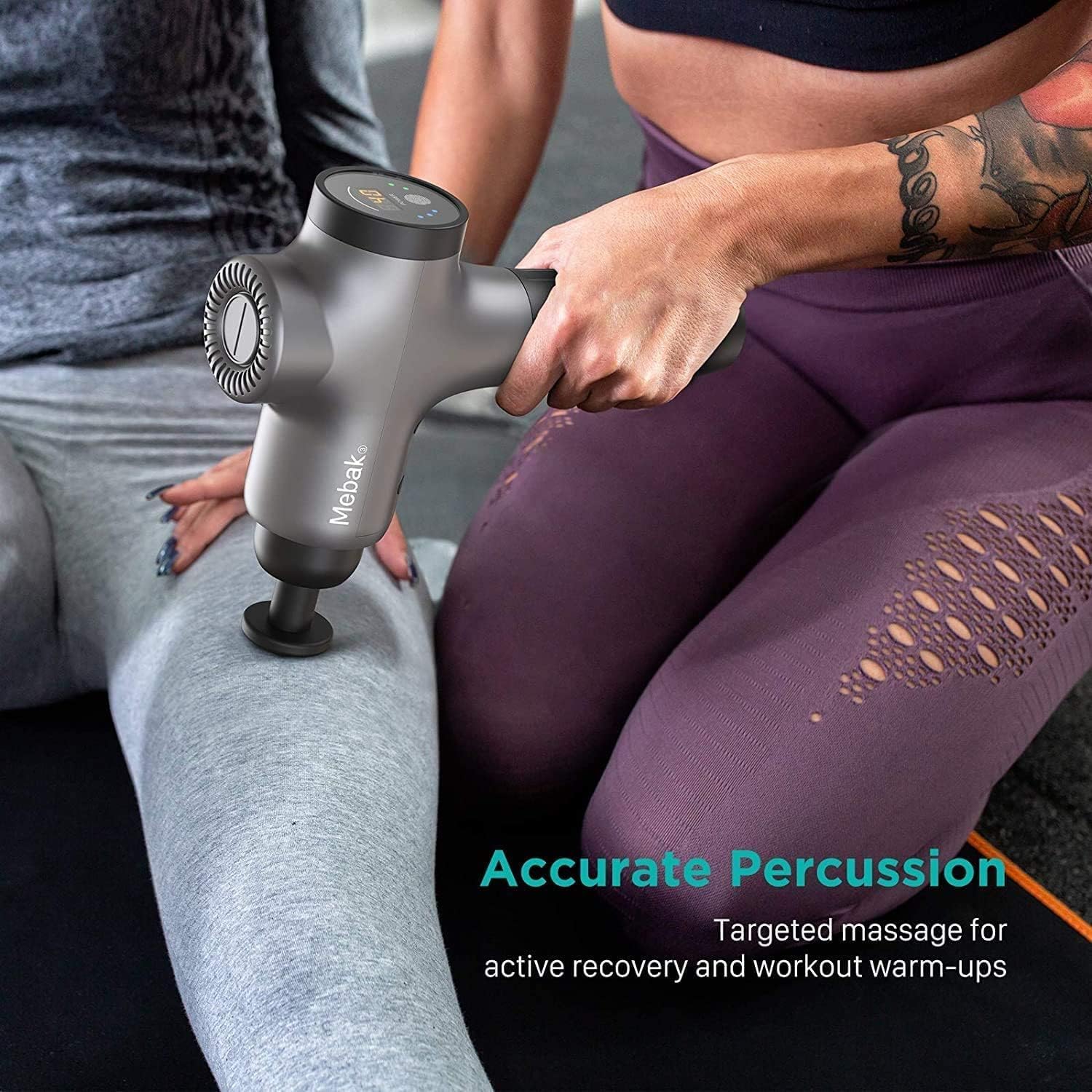 **Mebak 3 Deep Tissue Massage Gun for Athletes – Professional Percussion Muscle Massager for Shoulder, Leg, Back & Body Pain Relief – Quiet & Portable Sports Massage Gun – Perfect Gift for Men – Ideal for Post-Workout Recovery & Relaxation**