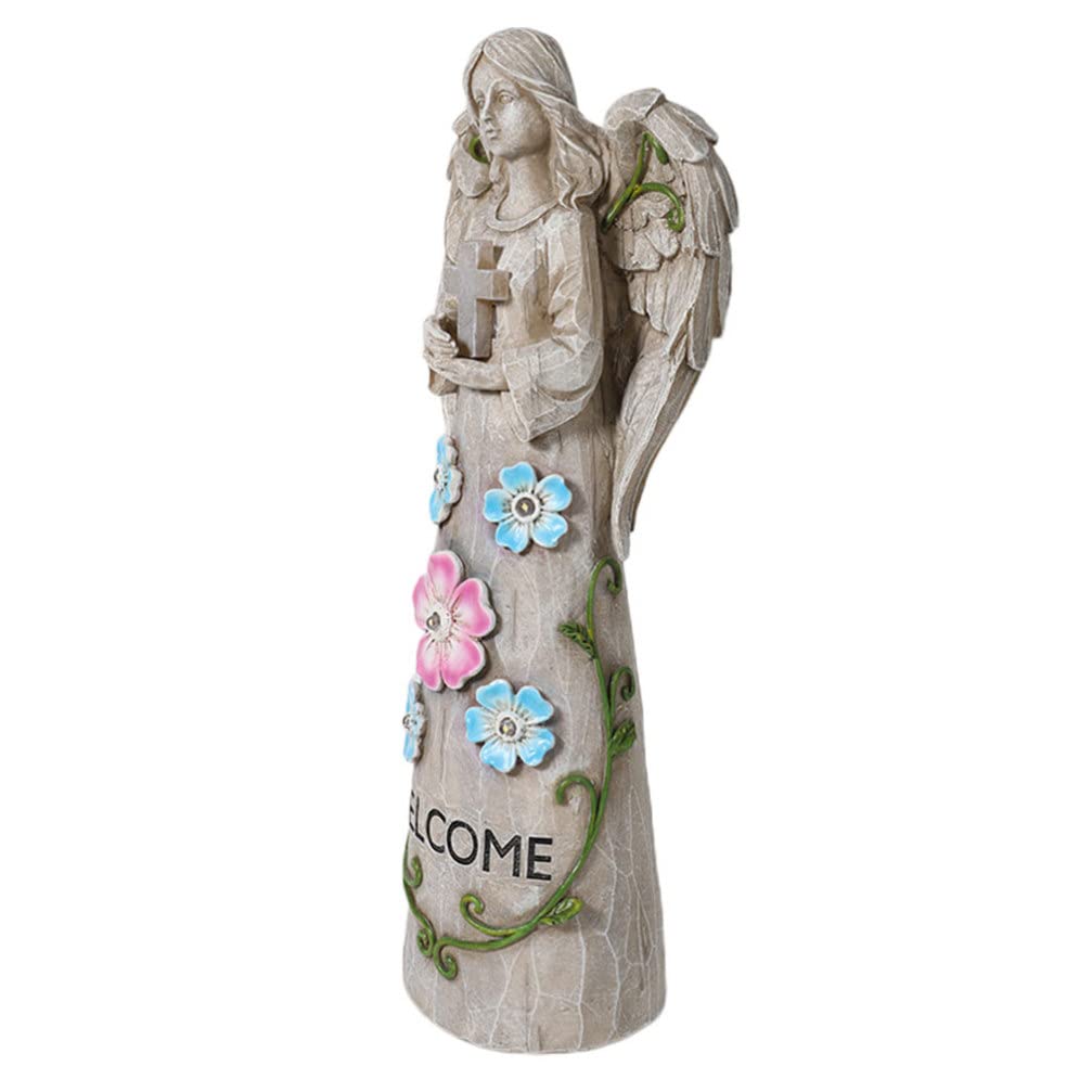 Solar Angel Lights Outdoor - Waterproof Garden Decor Statues with LED for Yard, Lawn & Patio - Perfect for Landscape Lighting, Pathway Marking & Holiday Decoration