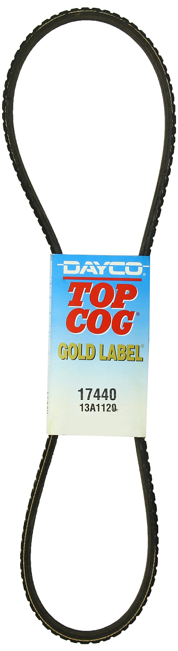 Dayco 17440 Premium Black Fan Belts - High-Performance Automotive Replacement Part for Cooling Systems | Perfect for Trucks, SUVs, and Classic Cars
