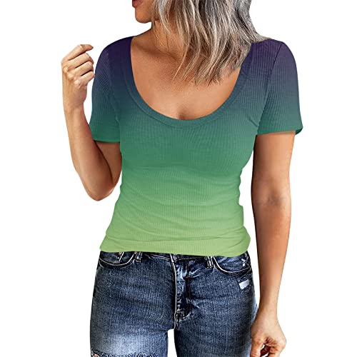 Women's Lace Short Sleeve V-Neck T-Shirt - Loose Fit Casual Top for Everyday Wear | Perfect for Office, Dating & Summer Outfits