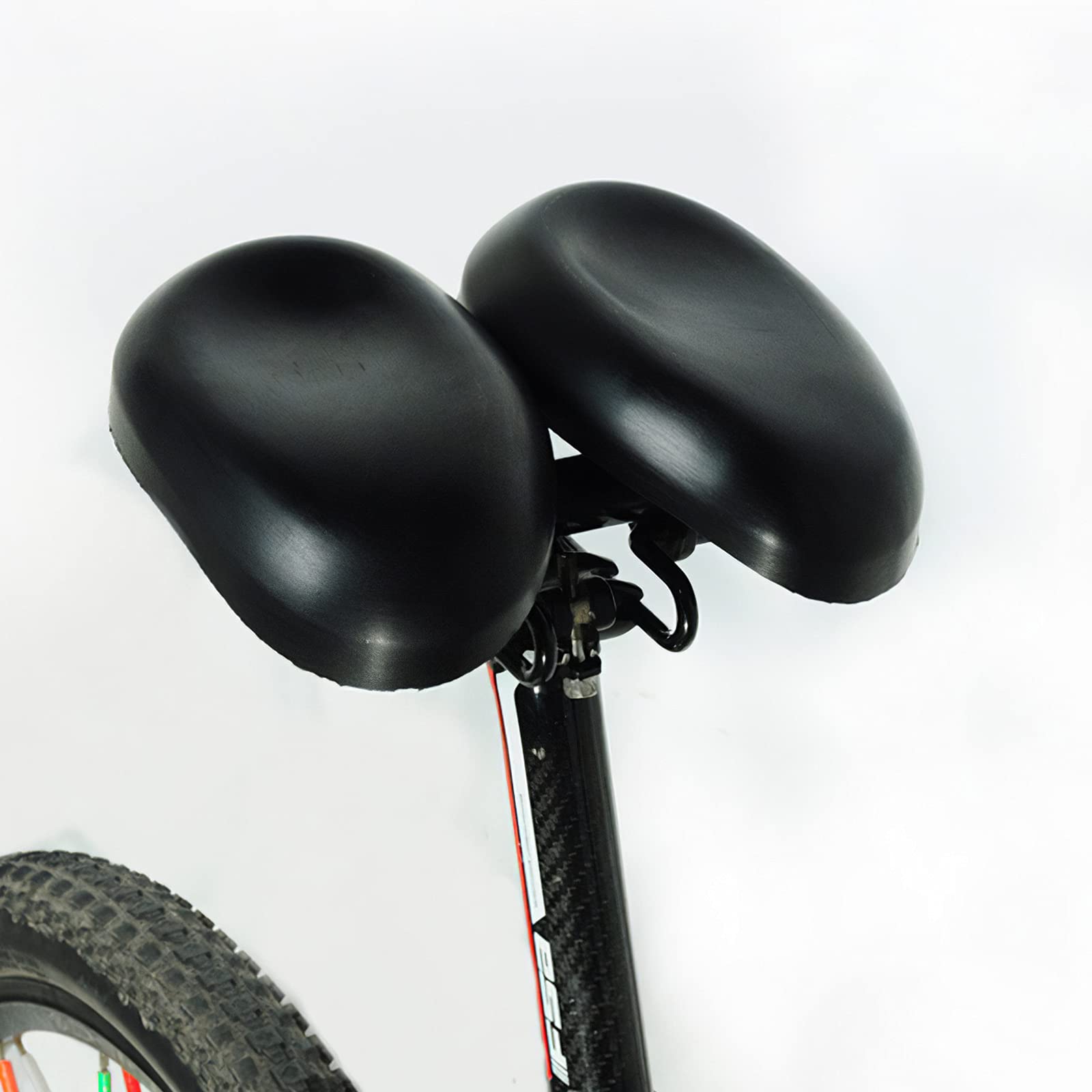 **Adjustable Noseless Bike Seat - Comfortable Elastic Bicycle Saddle for Men & Women - Multi-Function Bike Seat Pad for Outdoor Cycling, Commuting & Exercise**
