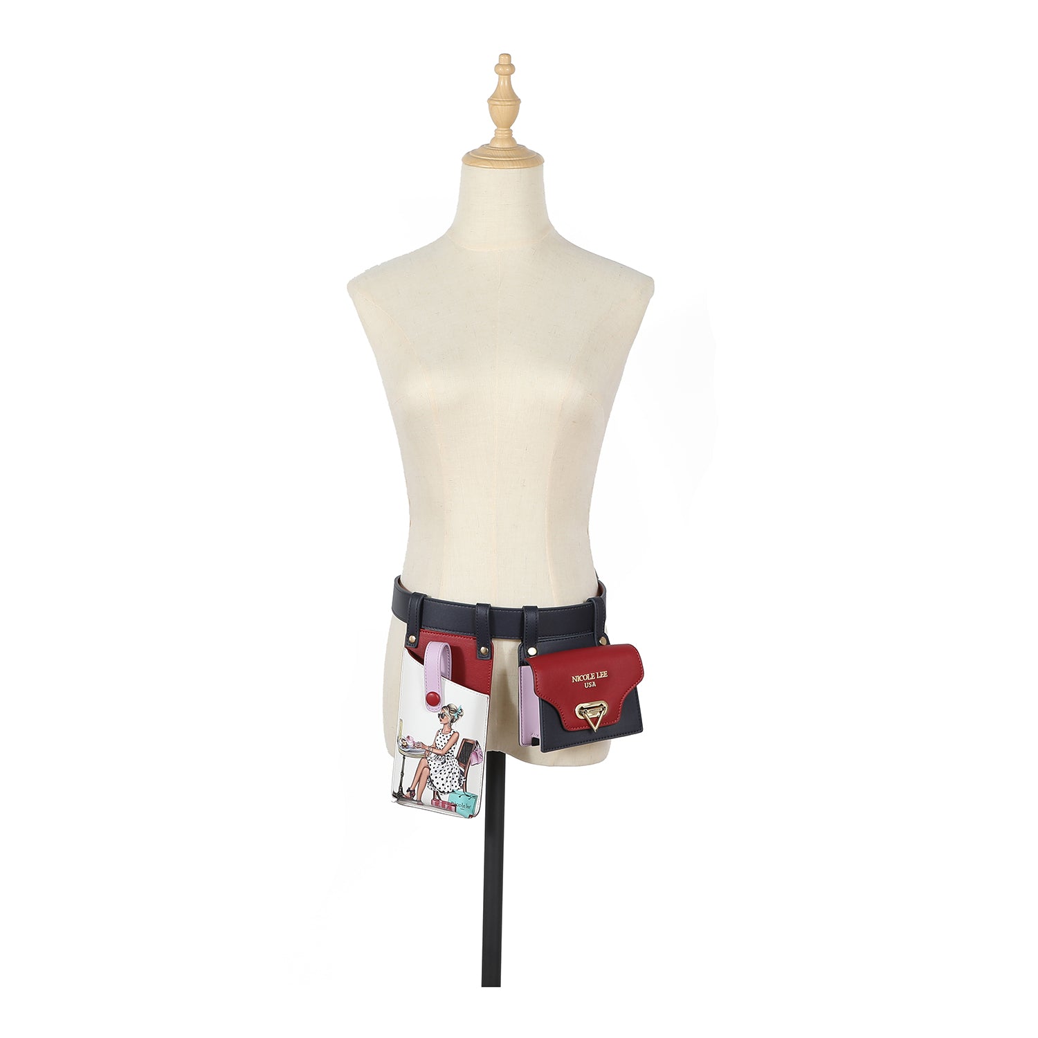 CAMILLA 2-Piece Belt Bag Set - Stylish Waist Pack & Crossbody Bag for Women - Perfect for Travel, Running, Hiking & Everyday Use