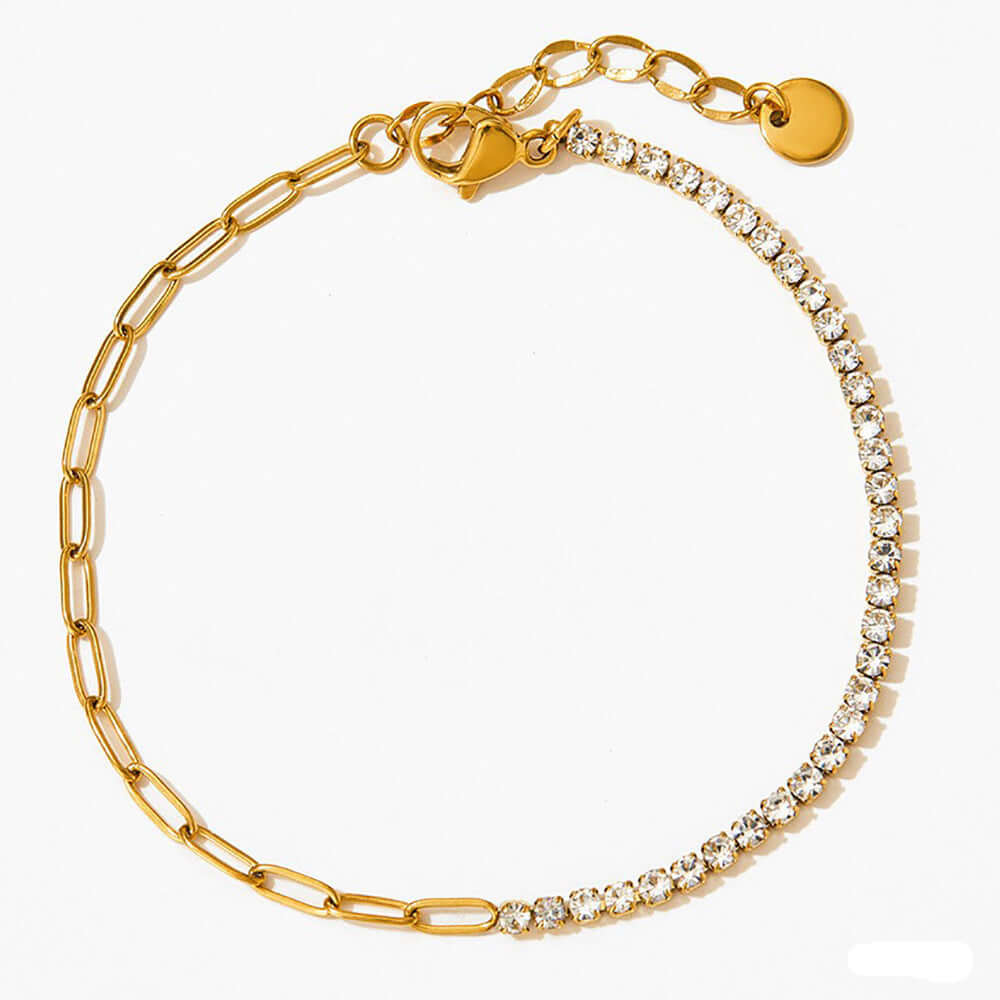 Gold + Clear CZ