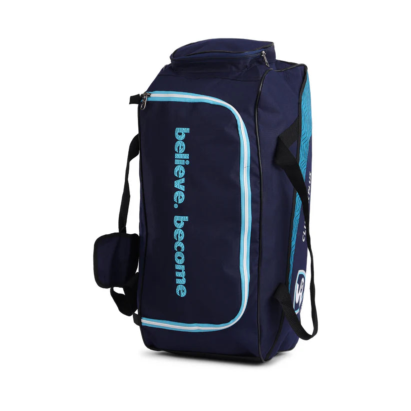 SG Clubpak Cricket Adult Wheelie Kit Bag - Durable Rolling Cricket Gear Bag for Travel & Practice - Perfect for Matches, Training & Gym Use