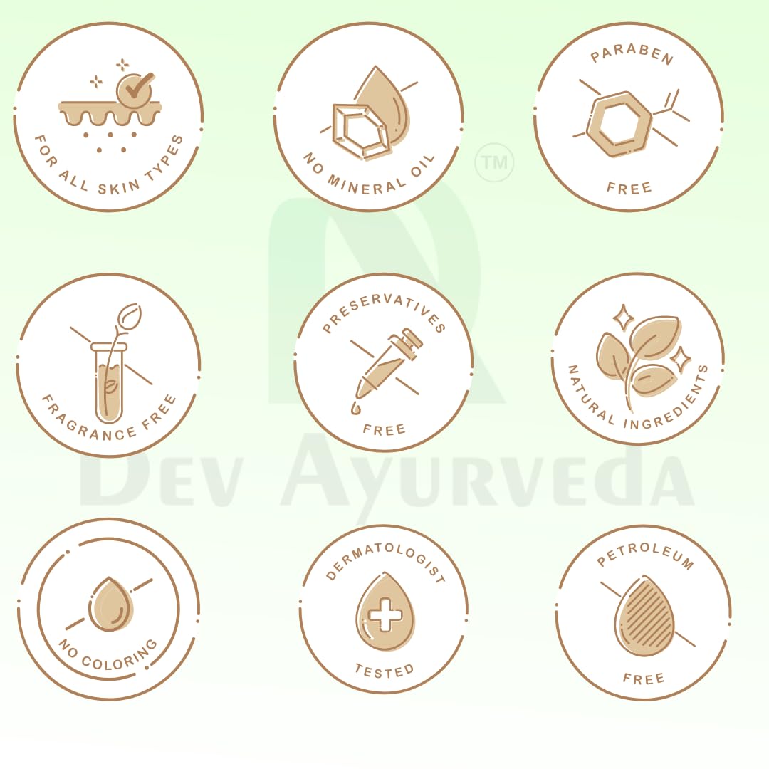 Dev Ayurveda Pure Rosemary Essential Oil 10ml - 100% Natural for Hair Growth, Skin Care & Aromatherapy | Perfect for DIY Beauty, Massage & Relaxation