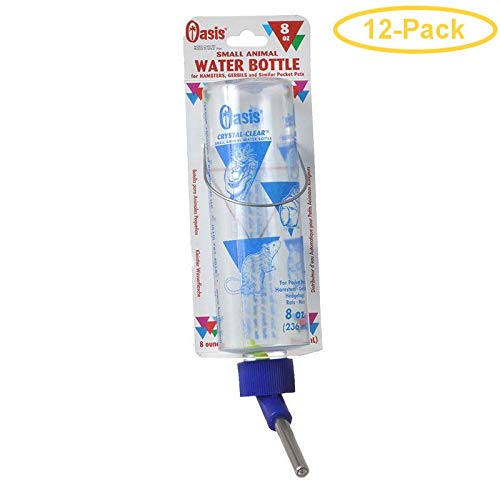 Oasis Crystal Clear 8 oz Water Bottles (Pack of 12) - BPA-Free Reusable Drinking Bottles for Kids, Travel, Gym & School Hydration