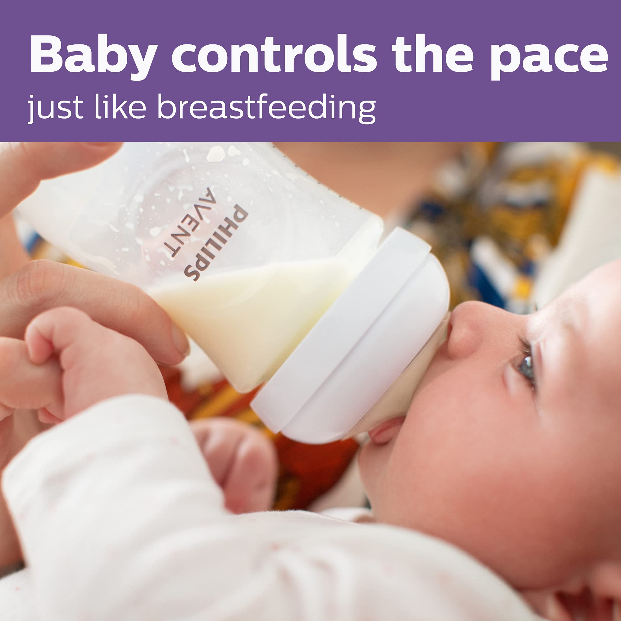 Philips Avent Natural Baby Bottles with Natural Response Nipples - 9 Ounce, 4 Pack + Fast Bottle Warmer Set | Perfect for Breastmilk & Formula Feeding at Home or On-the-Go