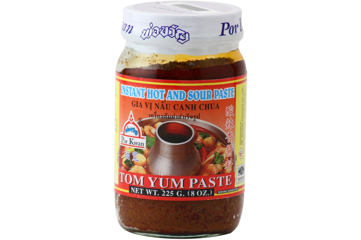 Authentic Tom Yum Paste - Spicy & Sour Thai Soup Base - 8oz (Pack of 3) - Perfect for Hot Pot, Noodle Soup & Thai Cooking at Home