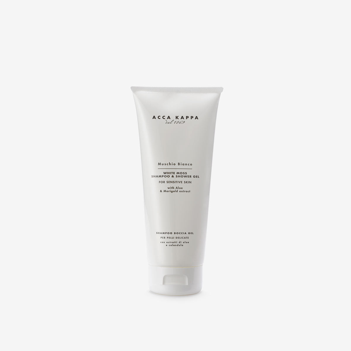Natural White Moss Shampoo & Body Wash - Gentle Cleansing for All Hair Types - Perfect for Daily Shower & Hair Care Routine