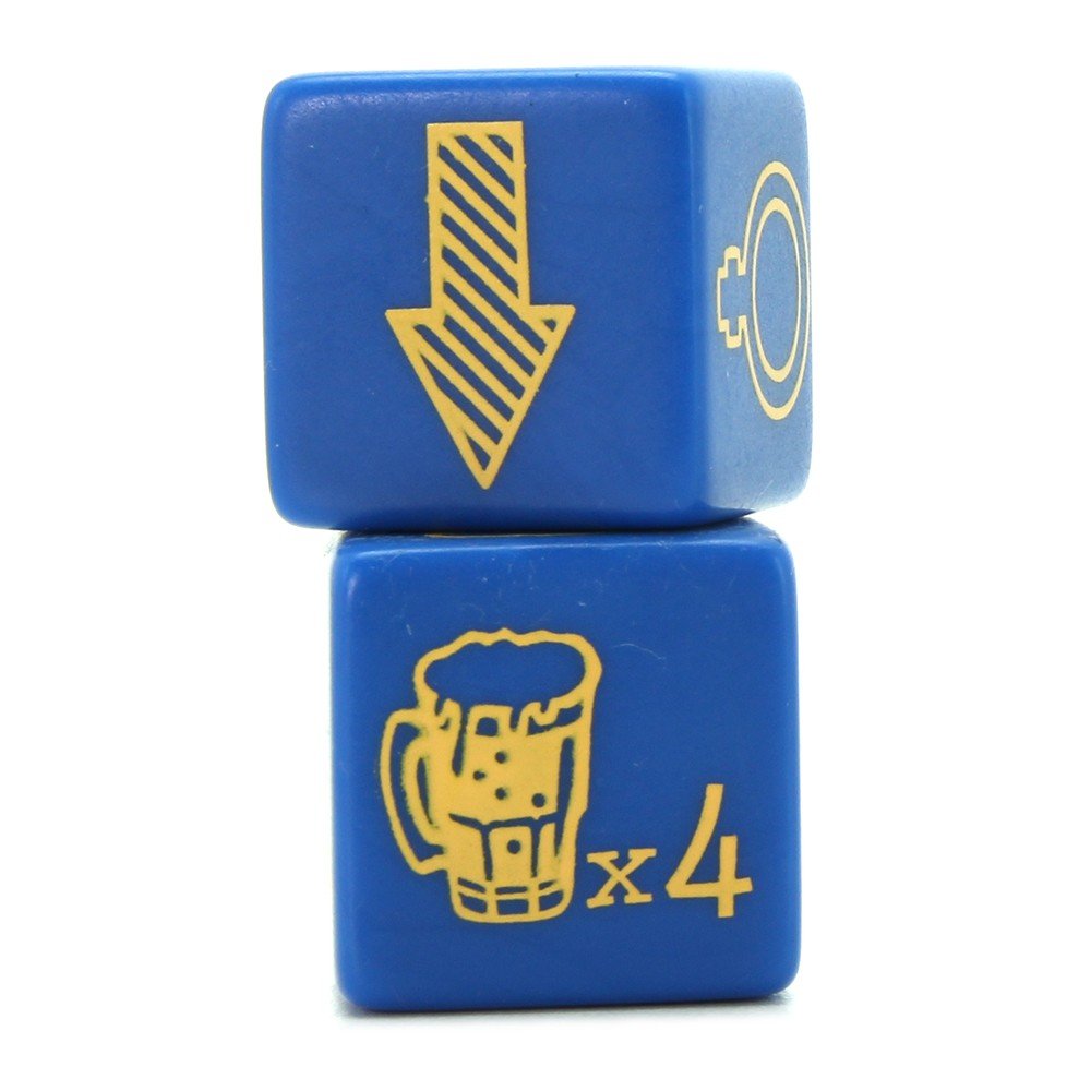Kheper Games Large Beer Dice Game Set - Fun Drinking Party Game for Adults & Friends - Perfect for Backyard BBQs, Tailgates, and College Parties