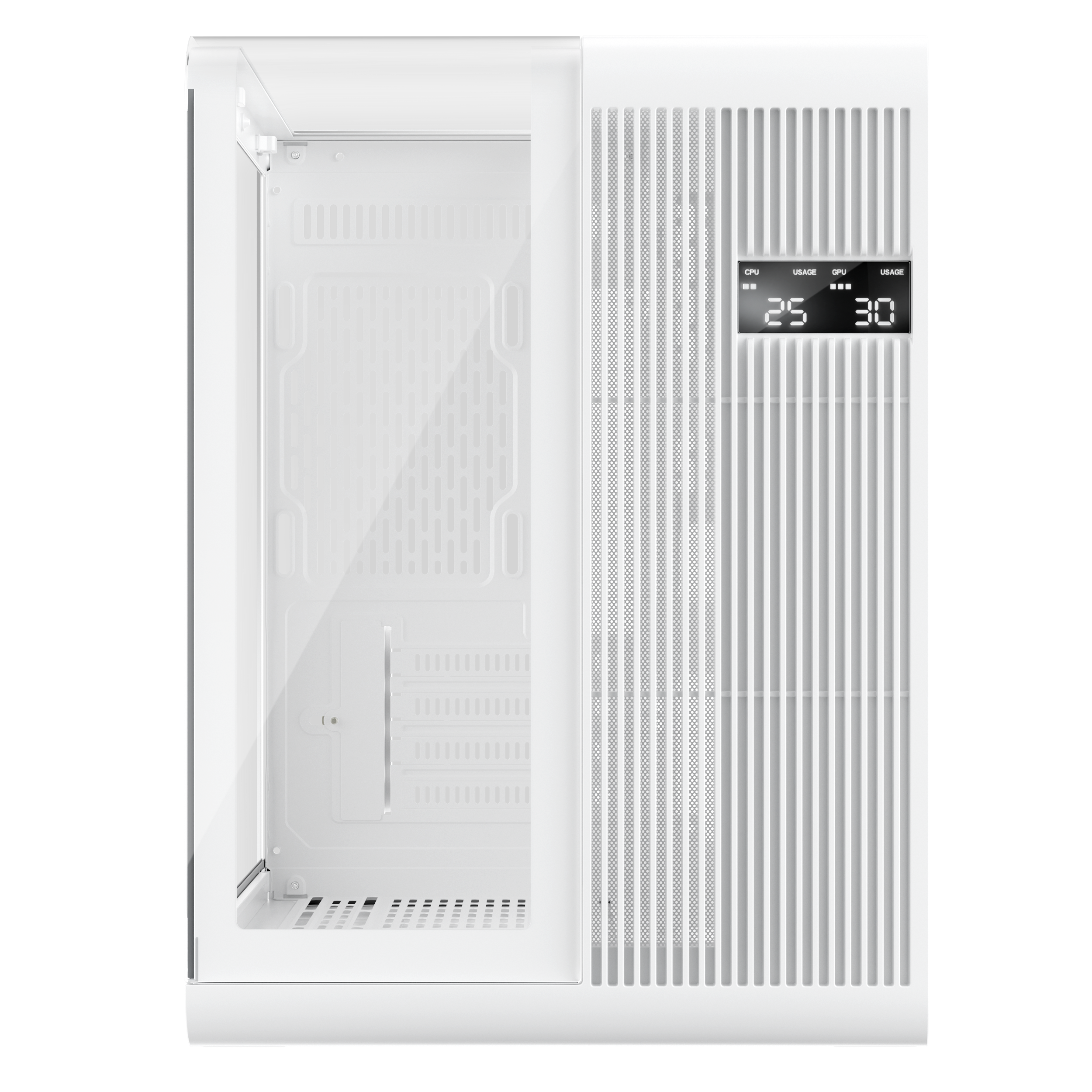 1st Player RT5 M ATX ITX PC Gaming Case - Compact White Computer Case for High-Performance Gaming Builds | Perfect for Small Spaces & LAN Parties
