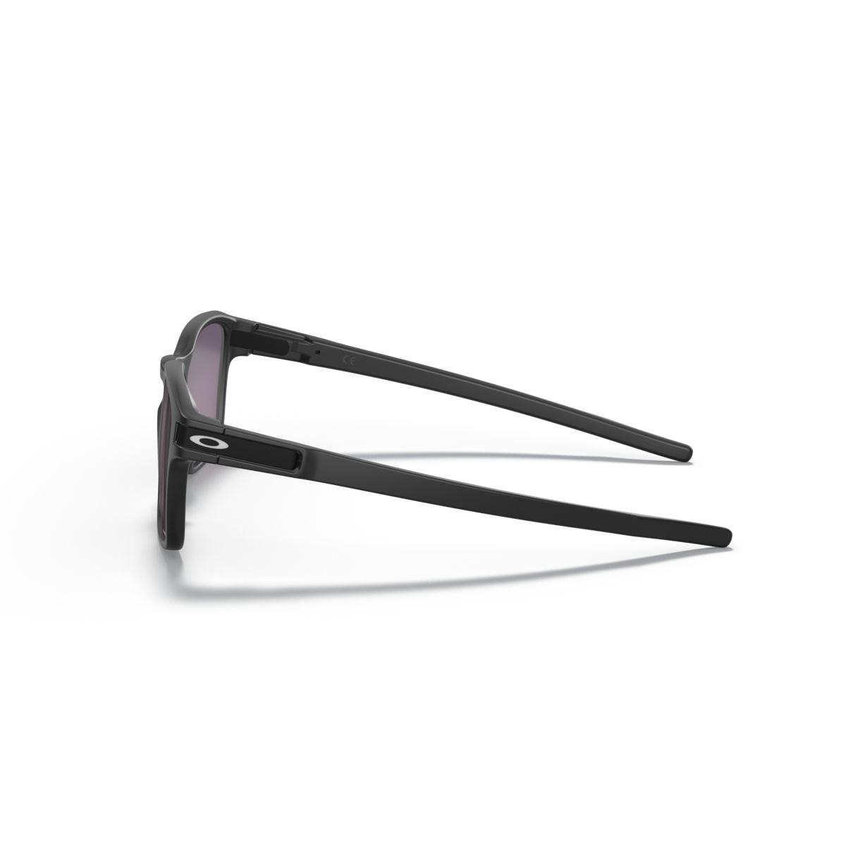 Oakley Latch Squared Sunglasses - Matte Black Frame with Prizm Grey Lenses - Low Bridge Fit (Model 0OO9358 935813) - Perfect for Running, Cycling & Outdoor Sports