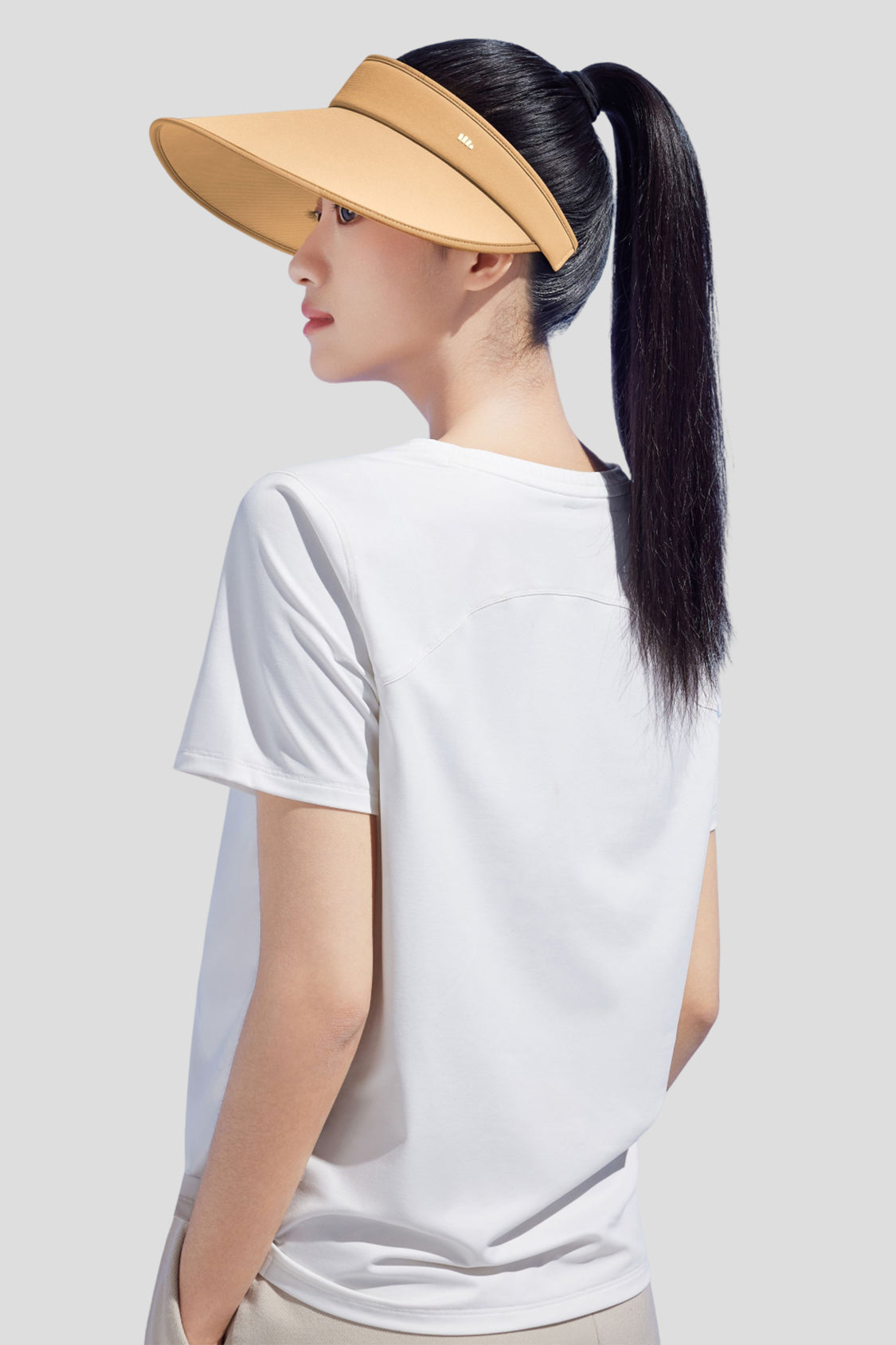 Guji Wide Brim Women's Sun Visor Hat UPF50+ for Outdoor Activities - Beach, Golf, Hiking & Gardening (BM569)