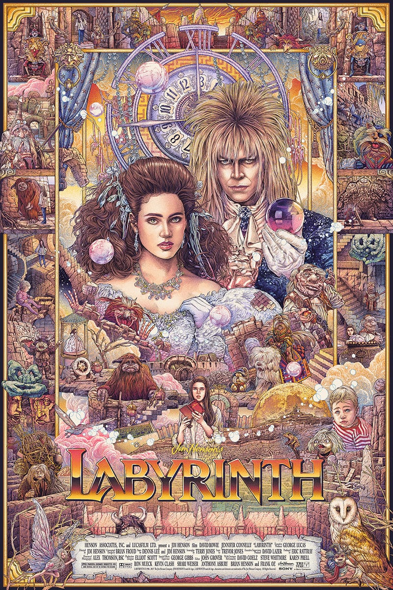 Labyrinth (1986) DVD - Collector's Edition Screening Variant | Fantasy Adventure Movie with David Bowie | Perfect for Movie Nights & 80s Film Collections