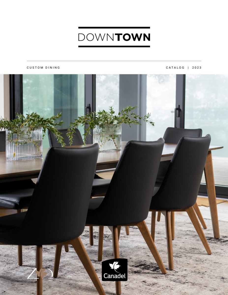 Canadel Custom Dining Table - Handcrafted Solid Wood Modern Kitchen & Dining Room Furniture for Home Decor | Perfect for Family Gatherings & Dinner Parties