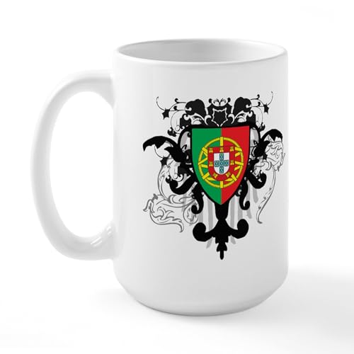White - Stylish Portugal Large Mug