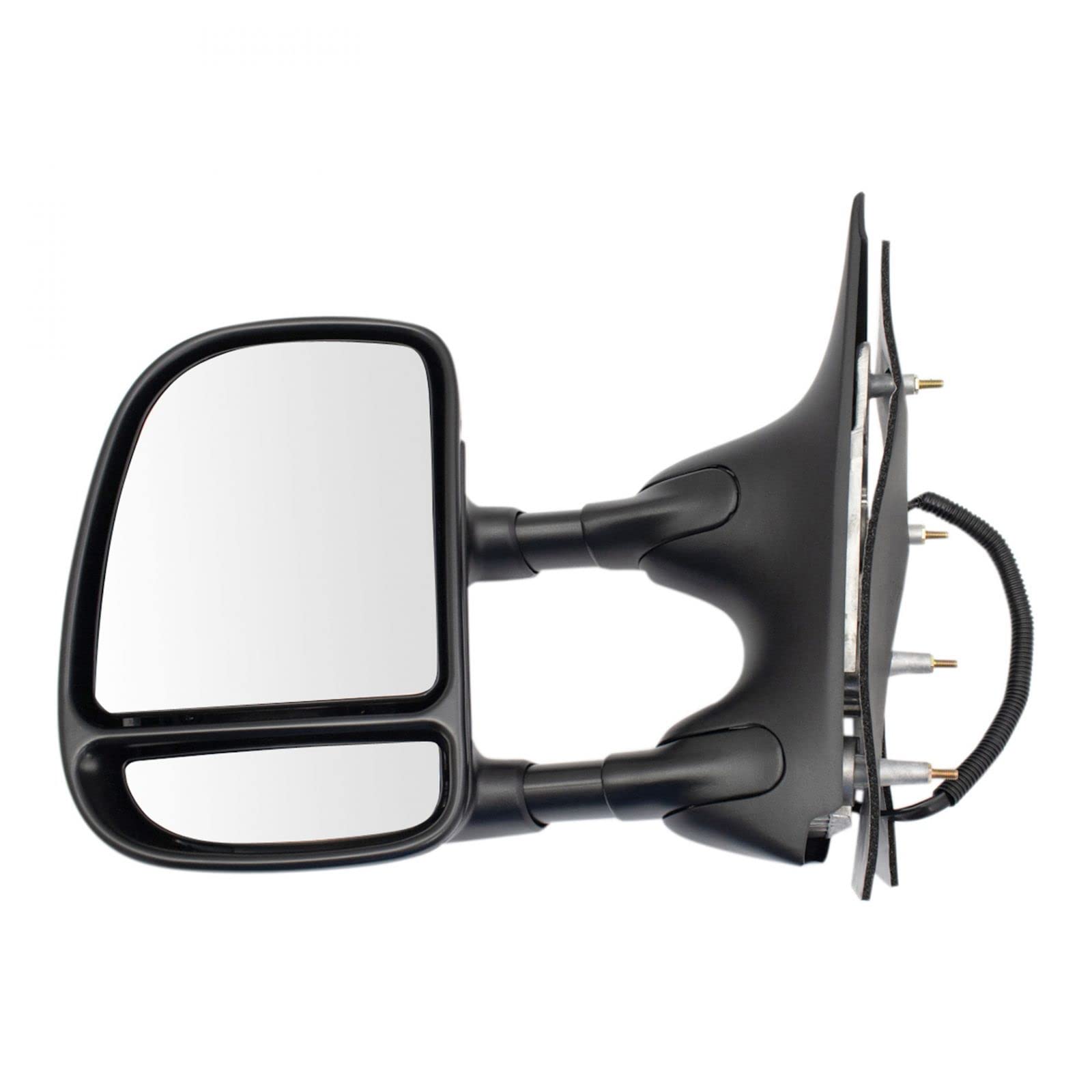Heavy Duty Towing Power Side View Mirrors Pair Set Compatible with 2002-2008 Ford Econoline Van - Perfect for Enhanced Visibility While Towing Trailers or Large Loads
