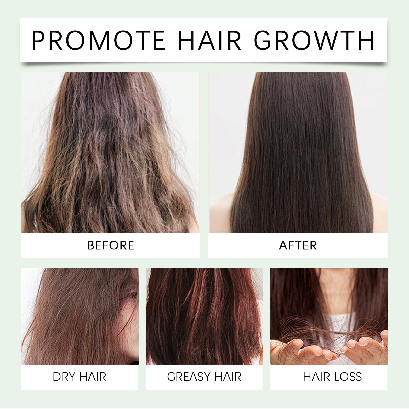 Best Oil Control Shampoo for Oily Hair - Fluffy & Volumizing Leave-In Treatment | Reduces Grease & Adds Volume | Perfect for Daily Use & Post-Workout Refresh