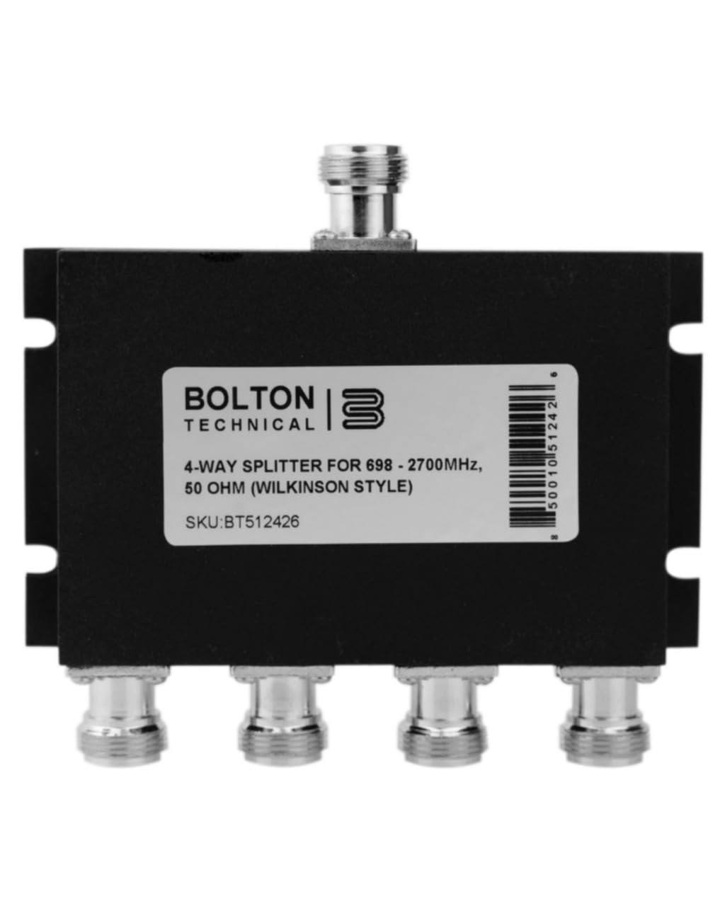 4-Way HDMI Splitter & Coupler - High Speed 18Gbps 4K 60Hz HDR - for Home Theater, Gaming, and Multi-Screen Presentations