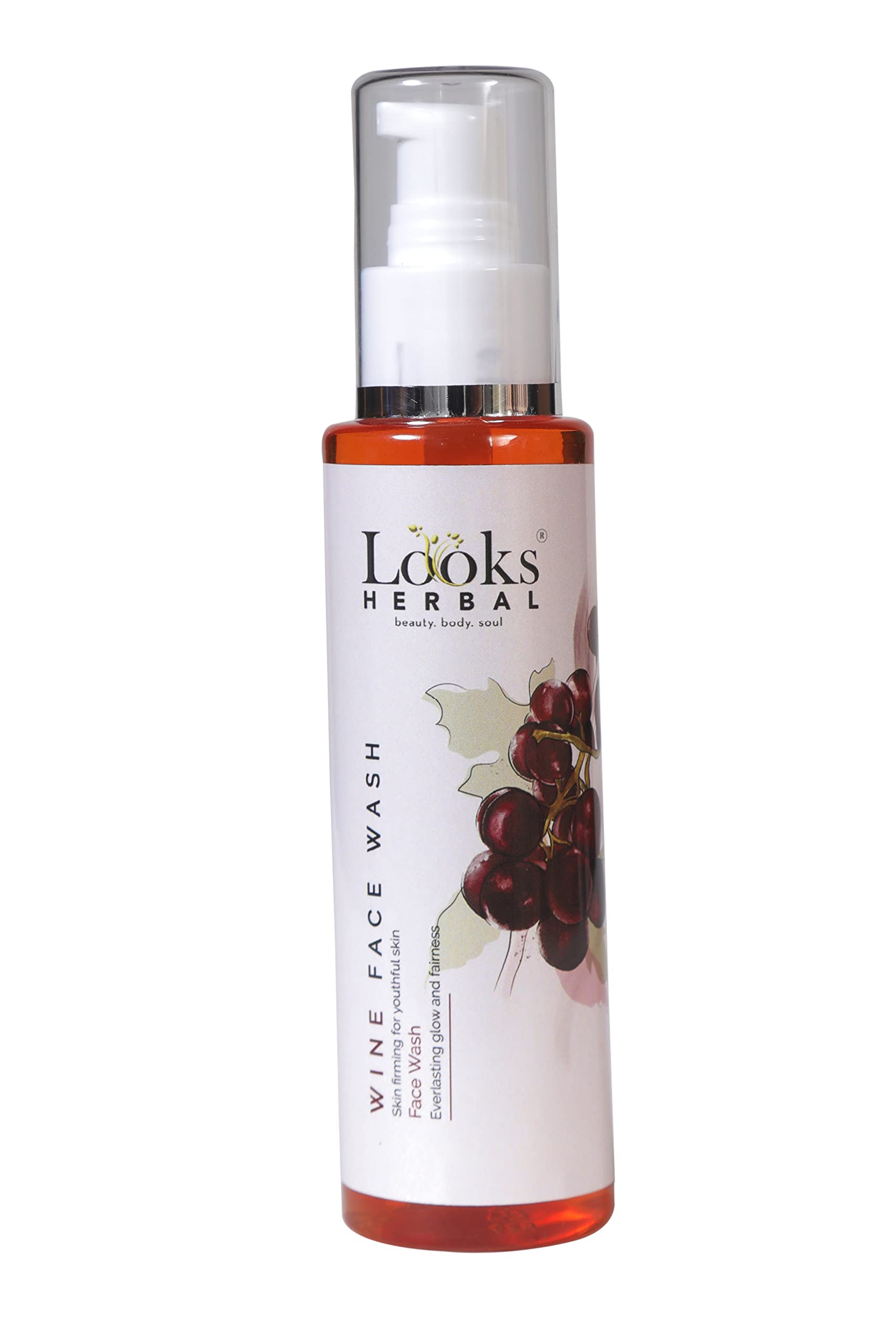 Deep Cleansing Wine Face Wash for Bright, Glowing Skin - Skin Firming Facial Cleanser for Women & Men | Daily Use, Acne Treatment & Makeup Removal