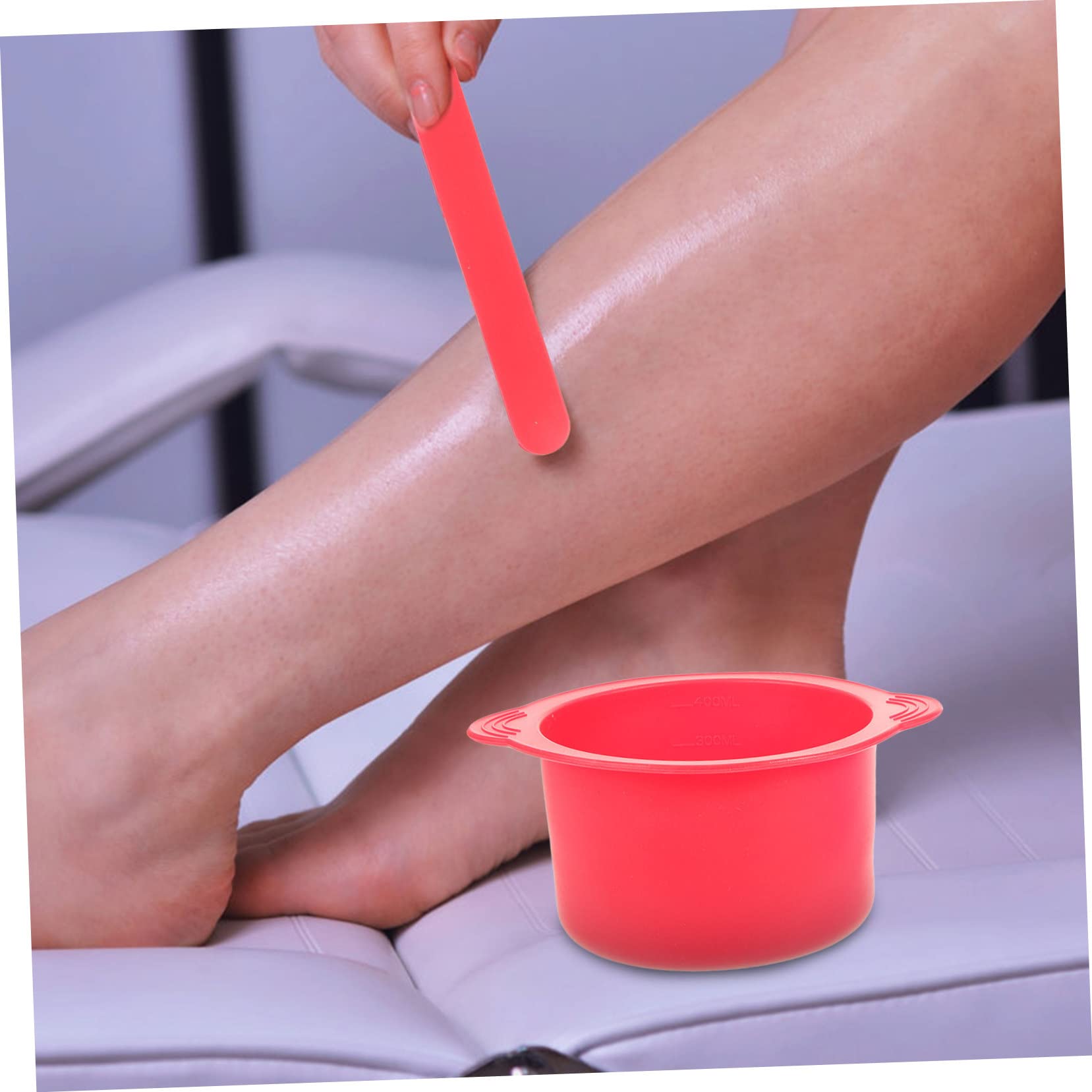 NOLITOY 2-Pack Silicone Wax Melting Bowls for Wax Warmer - Reusable Wax Massage Containers, Waxing Bowl Set for Salon & Home Use - Perfect for Facial Waxing, Hair Removal, and DIY Beauty Treatments
