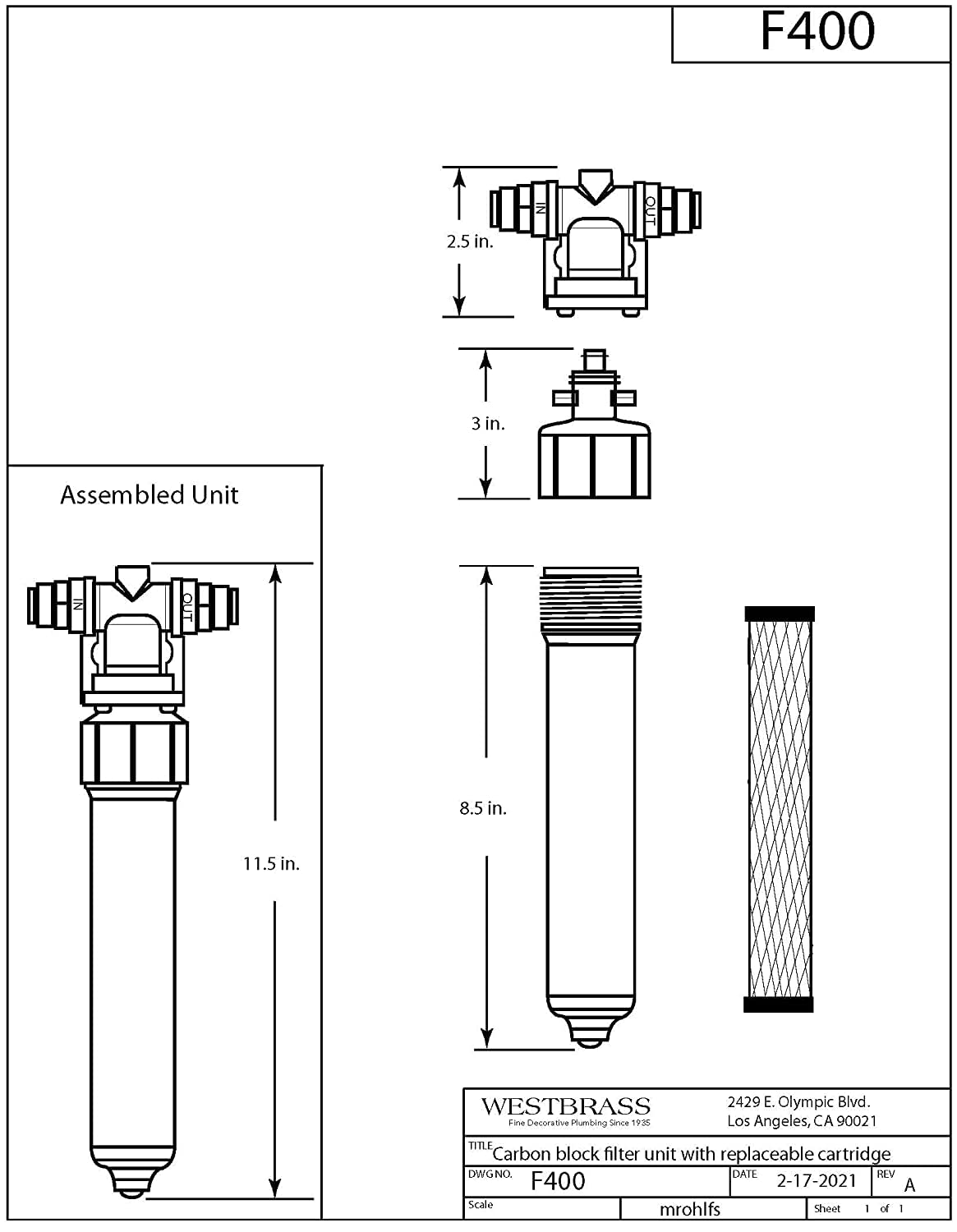 Westbrass C0127-12 6