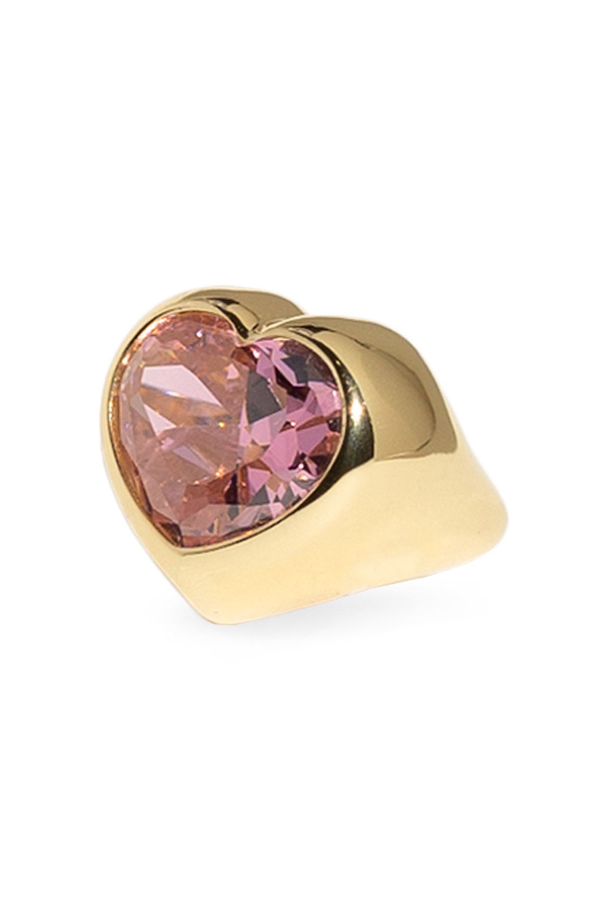 Luxury Heart Ring for Women - Elegant Gold Plated Streetwear Jewelry - Perfect for Date Night, Parties & Everyday Fashion