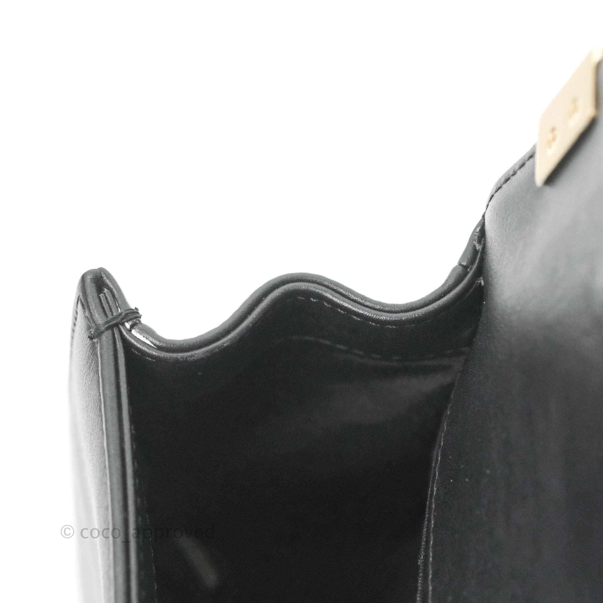 Chanel Chevron Medium Boy Bag in Black Calfskin with Gold Hardware - Luxury Handbag for Women, Perfect for Evening Events & Special Occasions