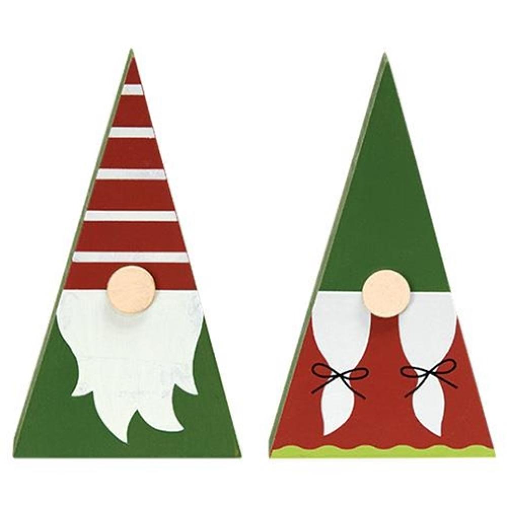 2-Pack Mr. & Mrs. Christmas Tree Gnomes - Festive Holiday Decor for Christmas Tree, Mantel & Home Decorations - Perfect for Xmas Party, Gift Exchange & Winter Home Decor